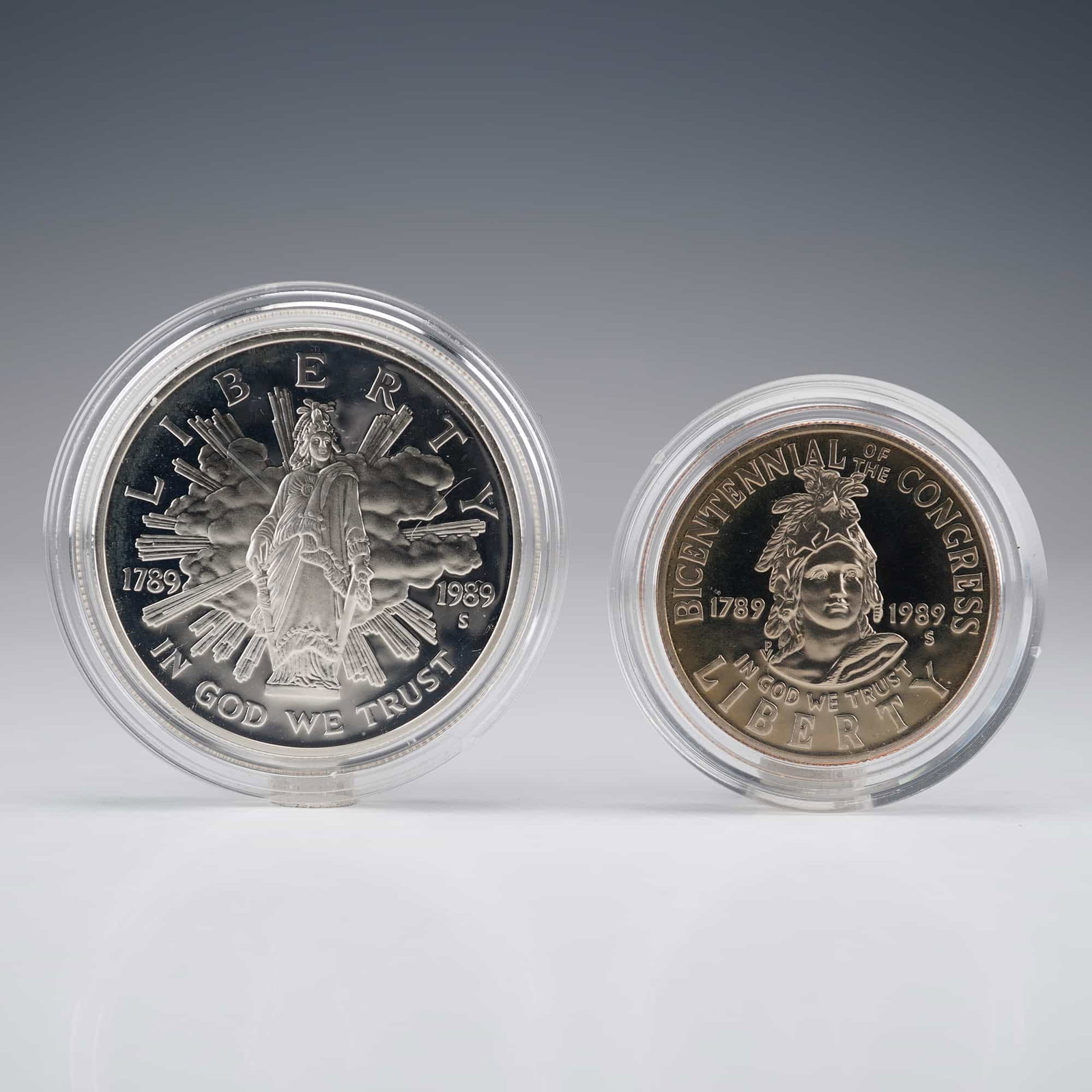 1989-S United States Congress Bicentennial Commemorative Proof Coin Set (1 of 2)