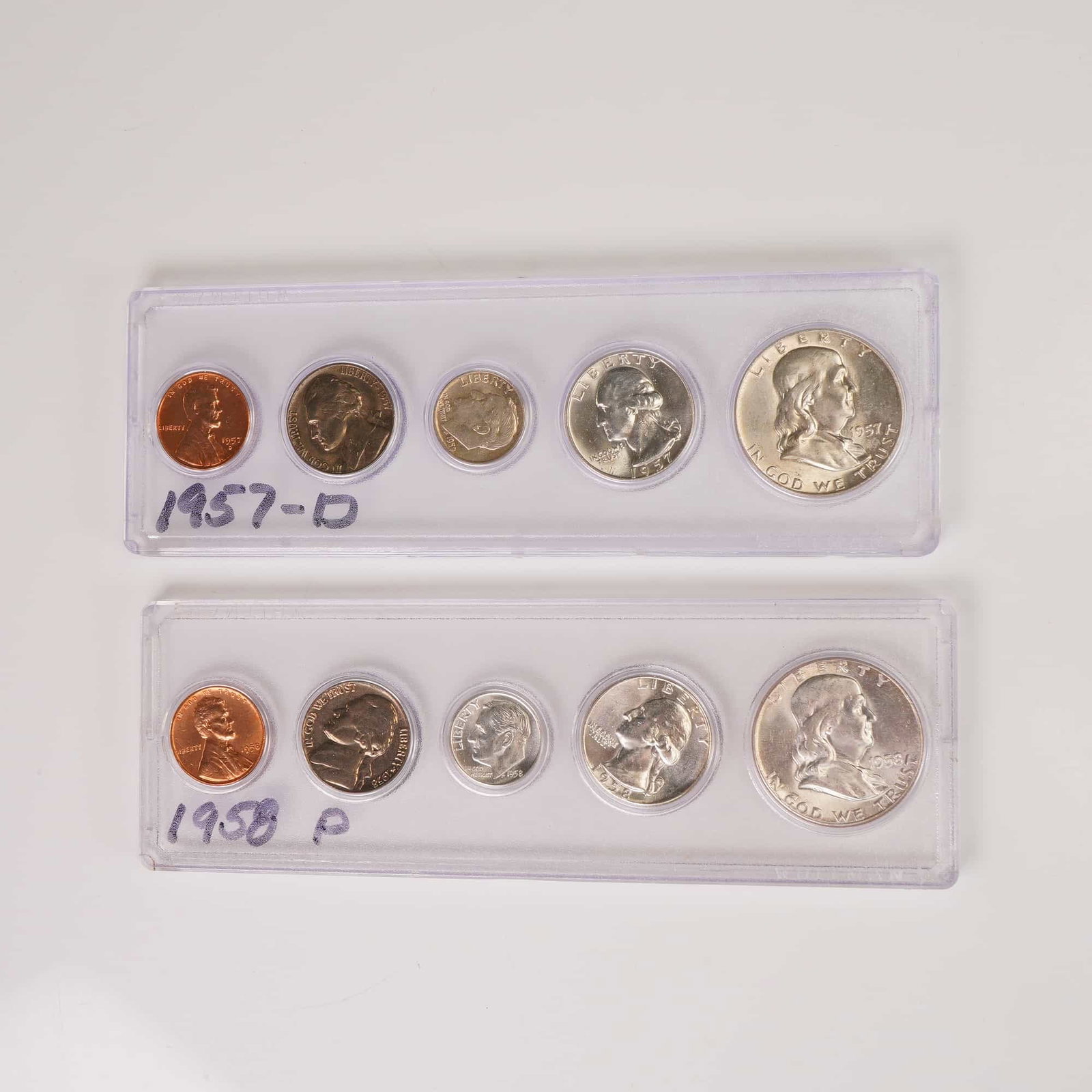 2pc 1957-D to 1958-(P) United States Coin Sets (1 of 6)