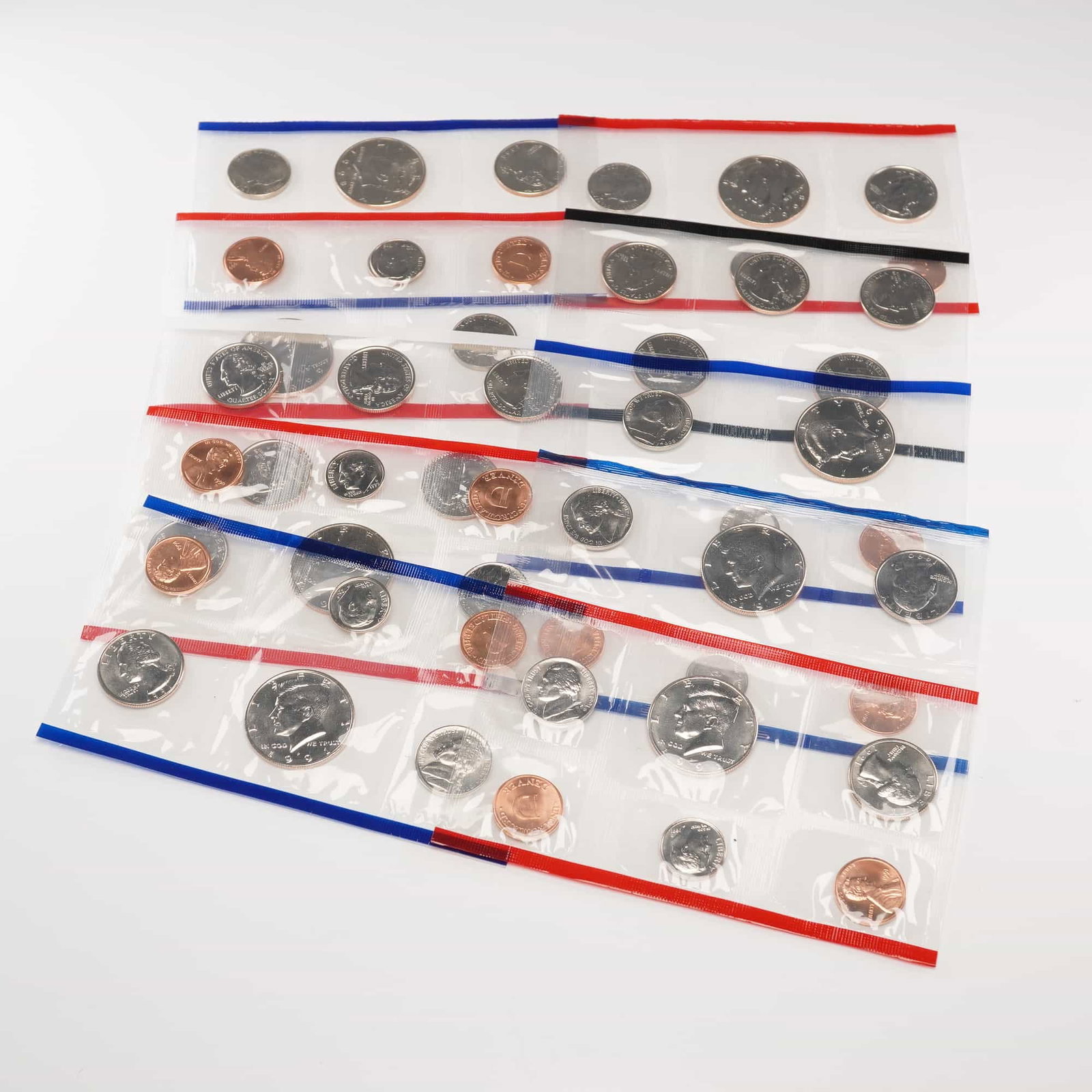 5pc 1998 & 1999 United States Mint Uncirculated Coin Sets (1 of 10)