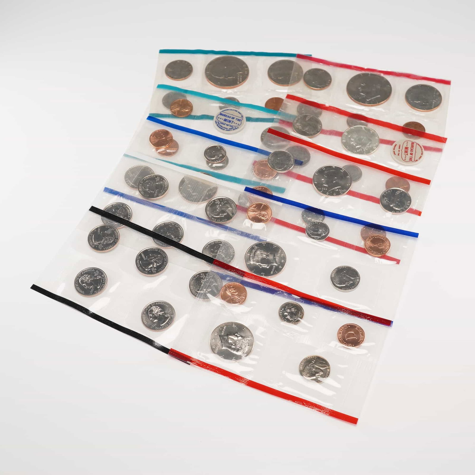 8pc 1968, 1978, 1992, 1999 U.S. Mint Uncirculated Five-Coin Sets (1 of 6)