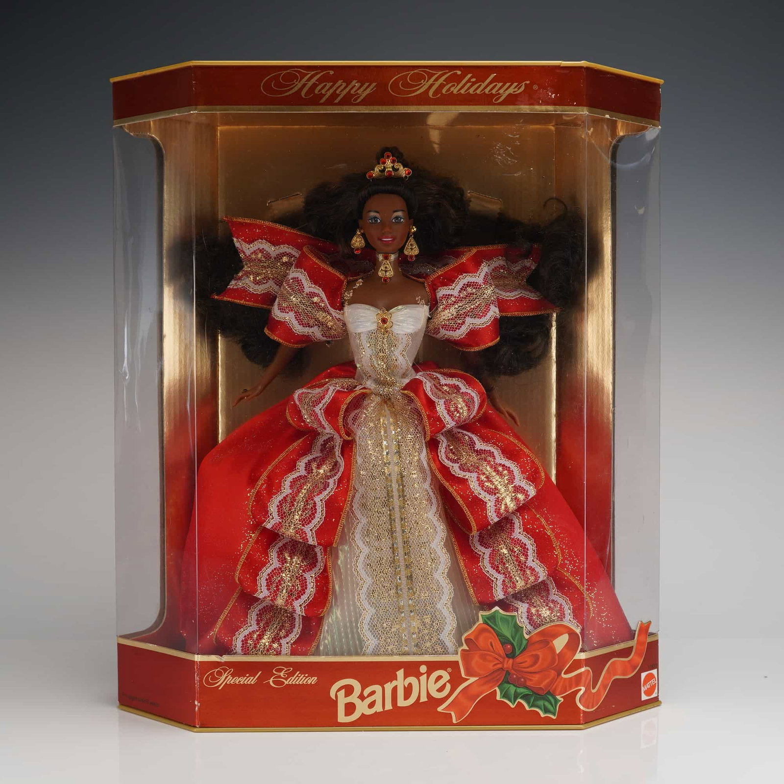 Mattel 1997 Happy Holidays African American Barbie Special Edition Doll (1 of 4)