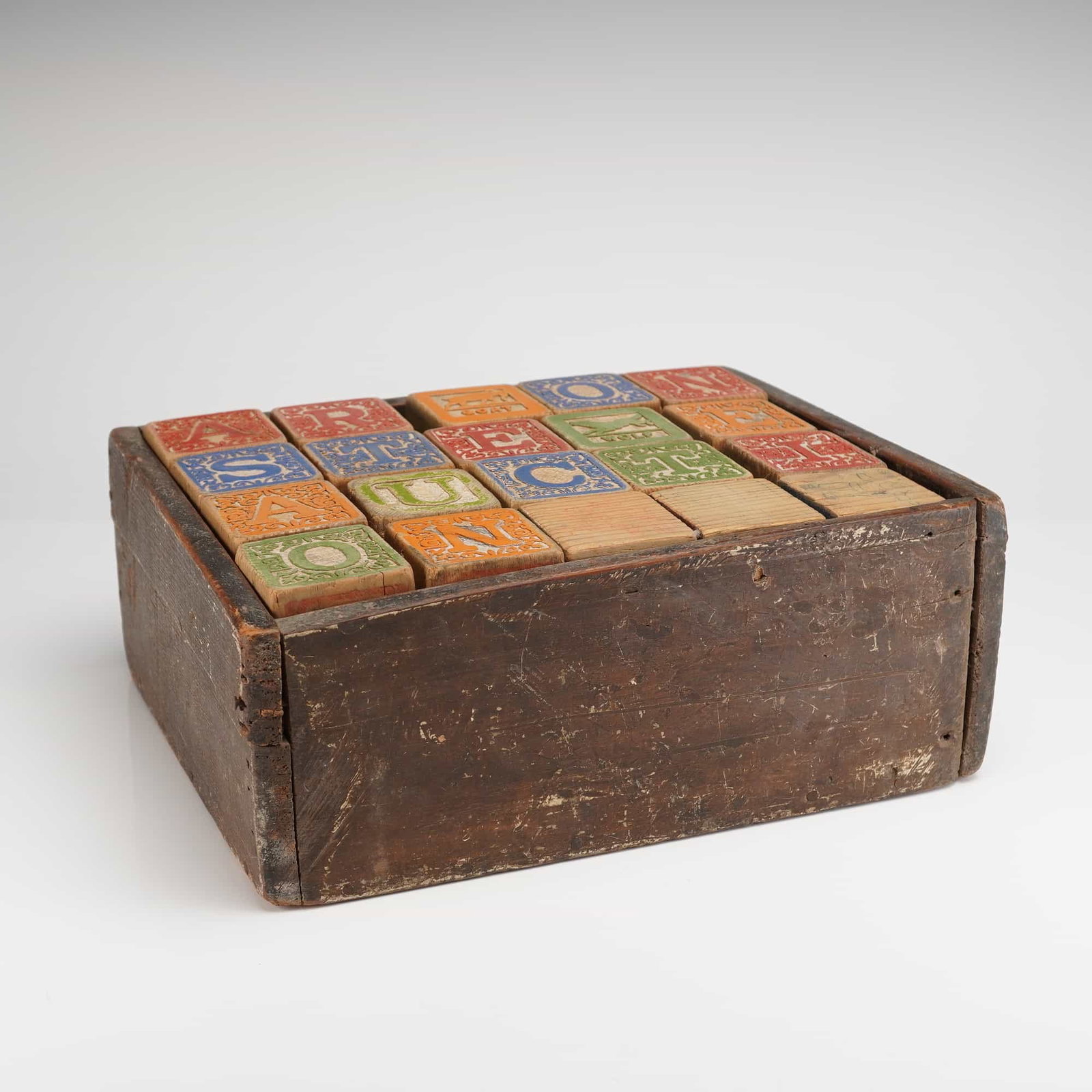 Alphabet Wood Blocks in Original Box (1 of 4)