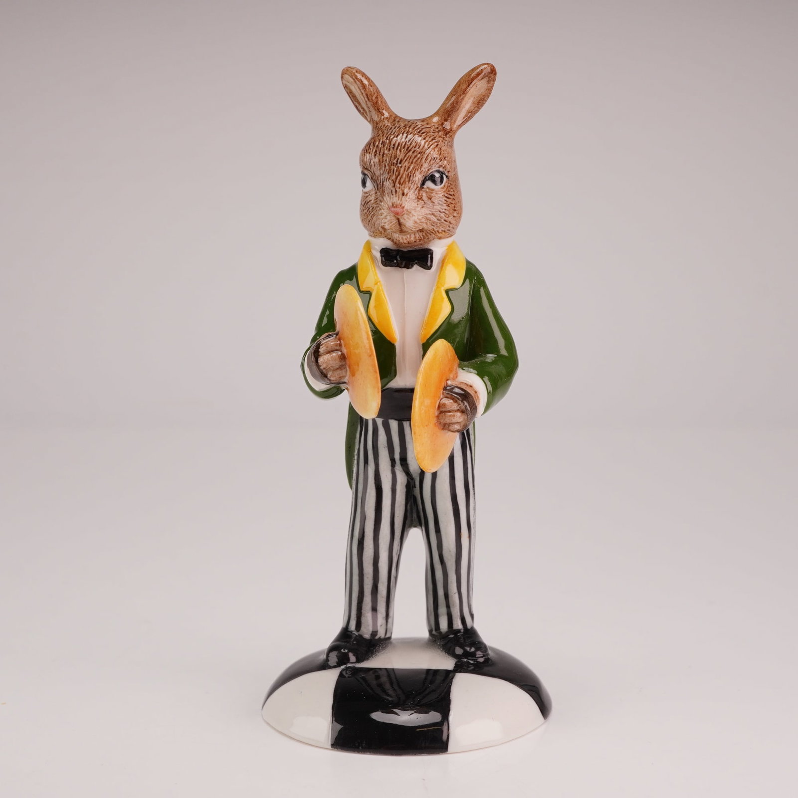 Royal Doulton Bunnykins Prototype Colorway Figurine, The Cymbals Player (1 of 3)