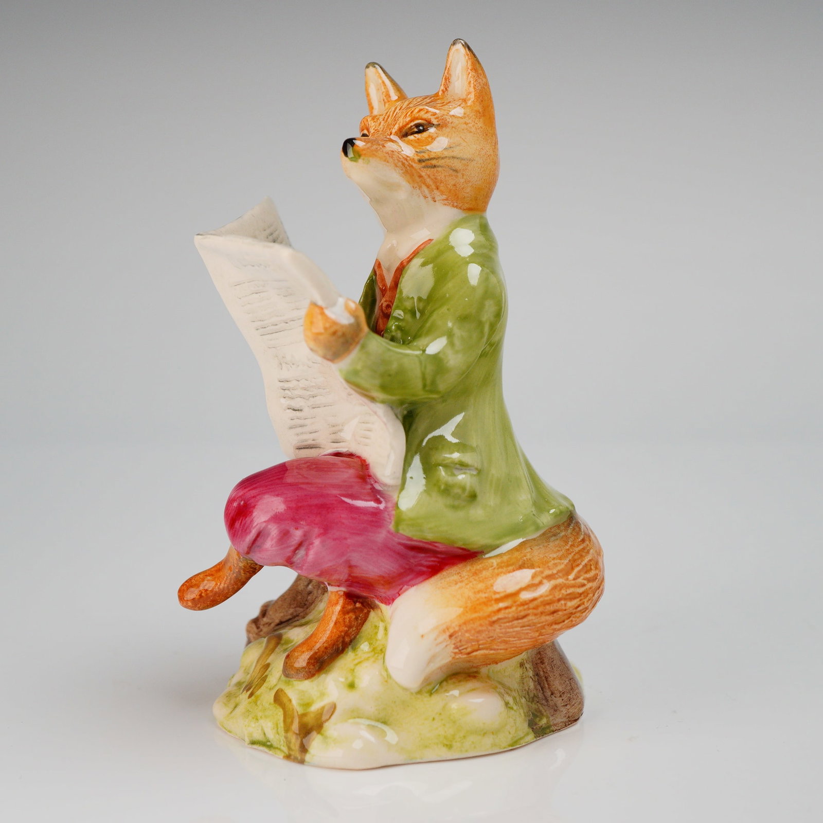 Royal Doulton Beatrix Potter Figurine Foxy Reading Country News (1 of 4)