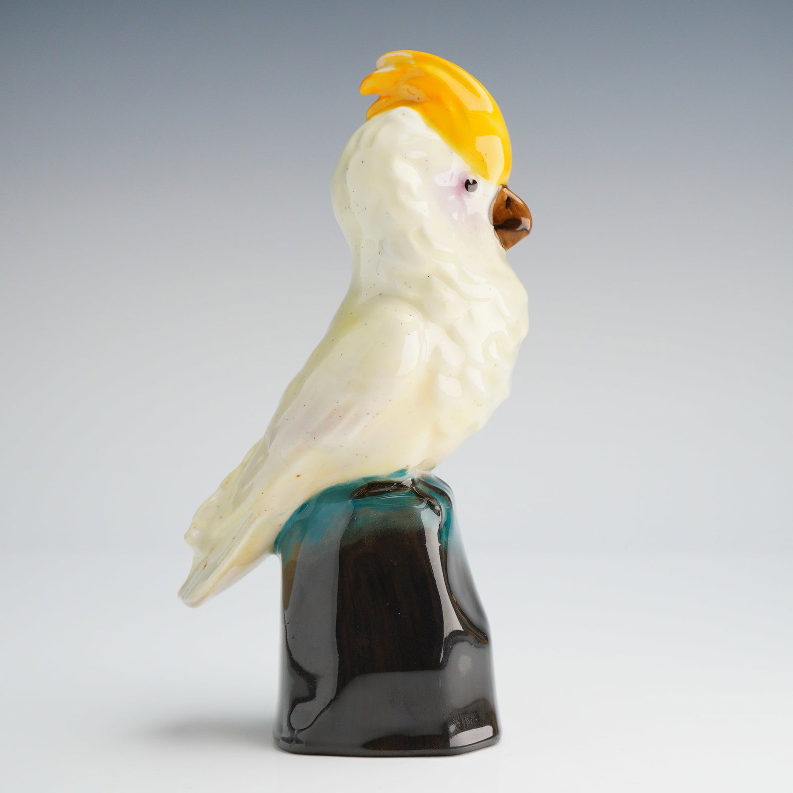 Royal Doulton Glazed Ceramic Cockatoo Figurine (1 of 4)