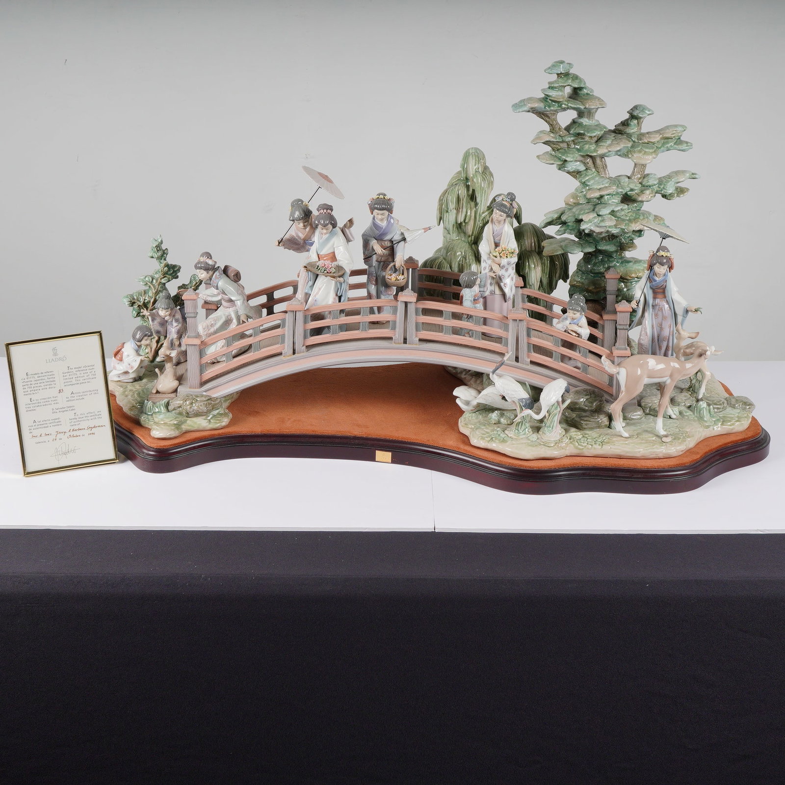 Lladro Porcelain Sculpture, Oriental Garden 1775 (1 of 7)