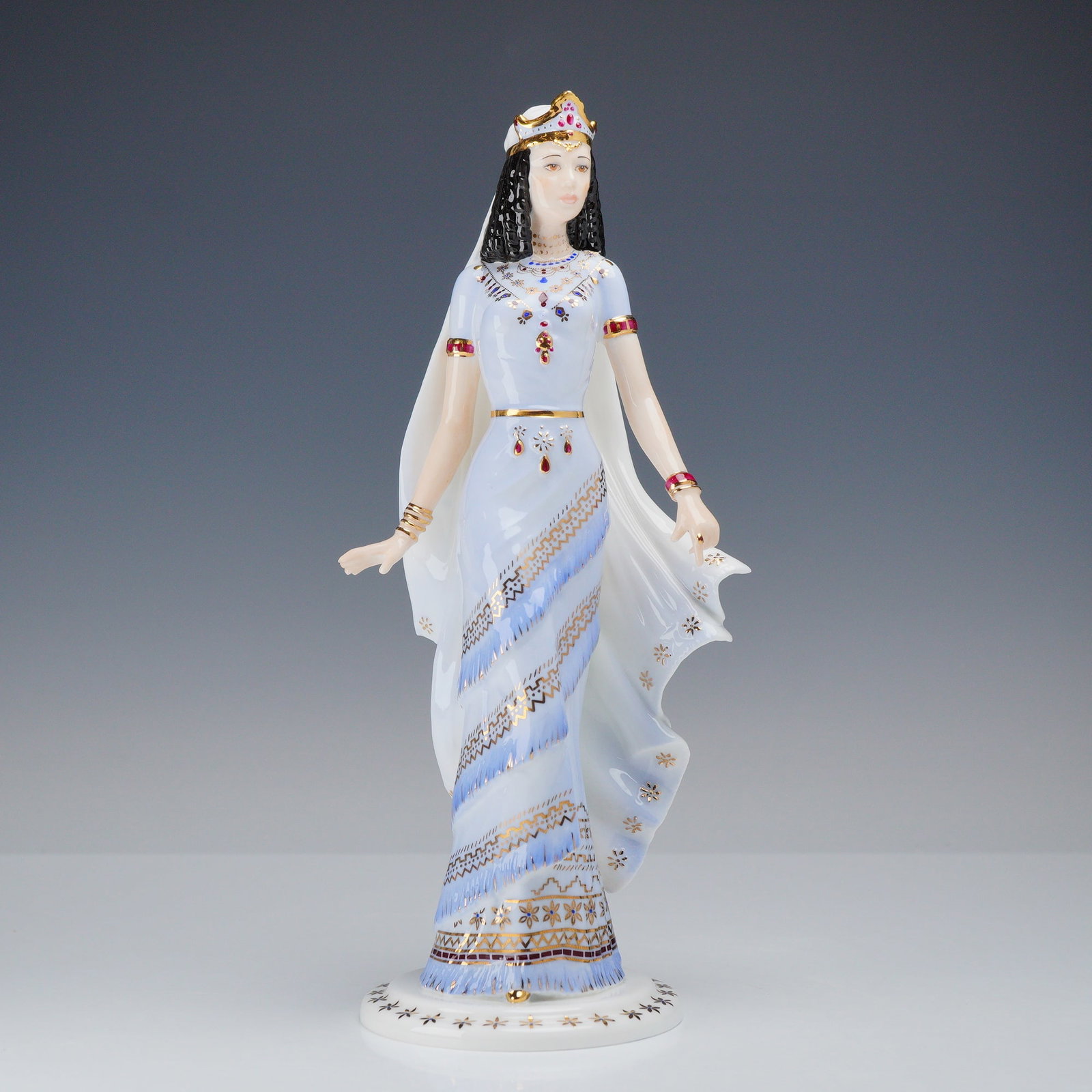 Coalport Bone China Limited Edition Figurine by David Cornell, Queen of Sheba (1 of 3)