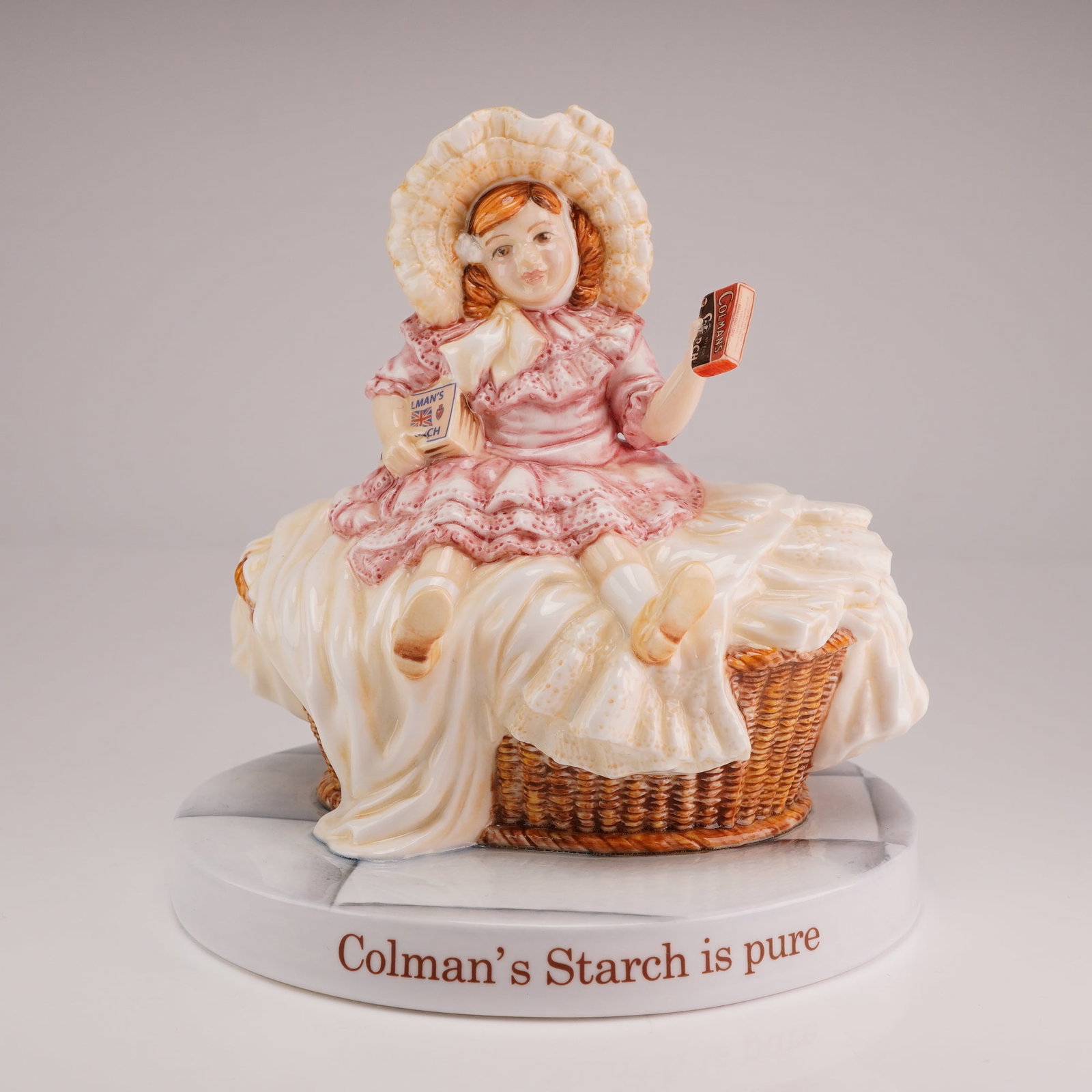 Royal Doulton Advertising Figurine, Colman's Starch Girl MCL31 (1 of 4)