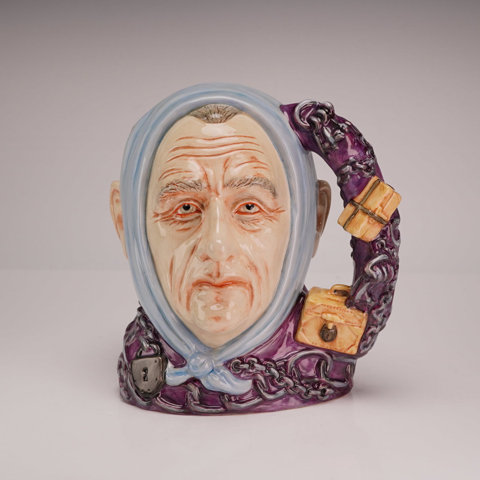 Royal Doulton Prototype Large Character Jug, Marley's Ghost (1 of 3)