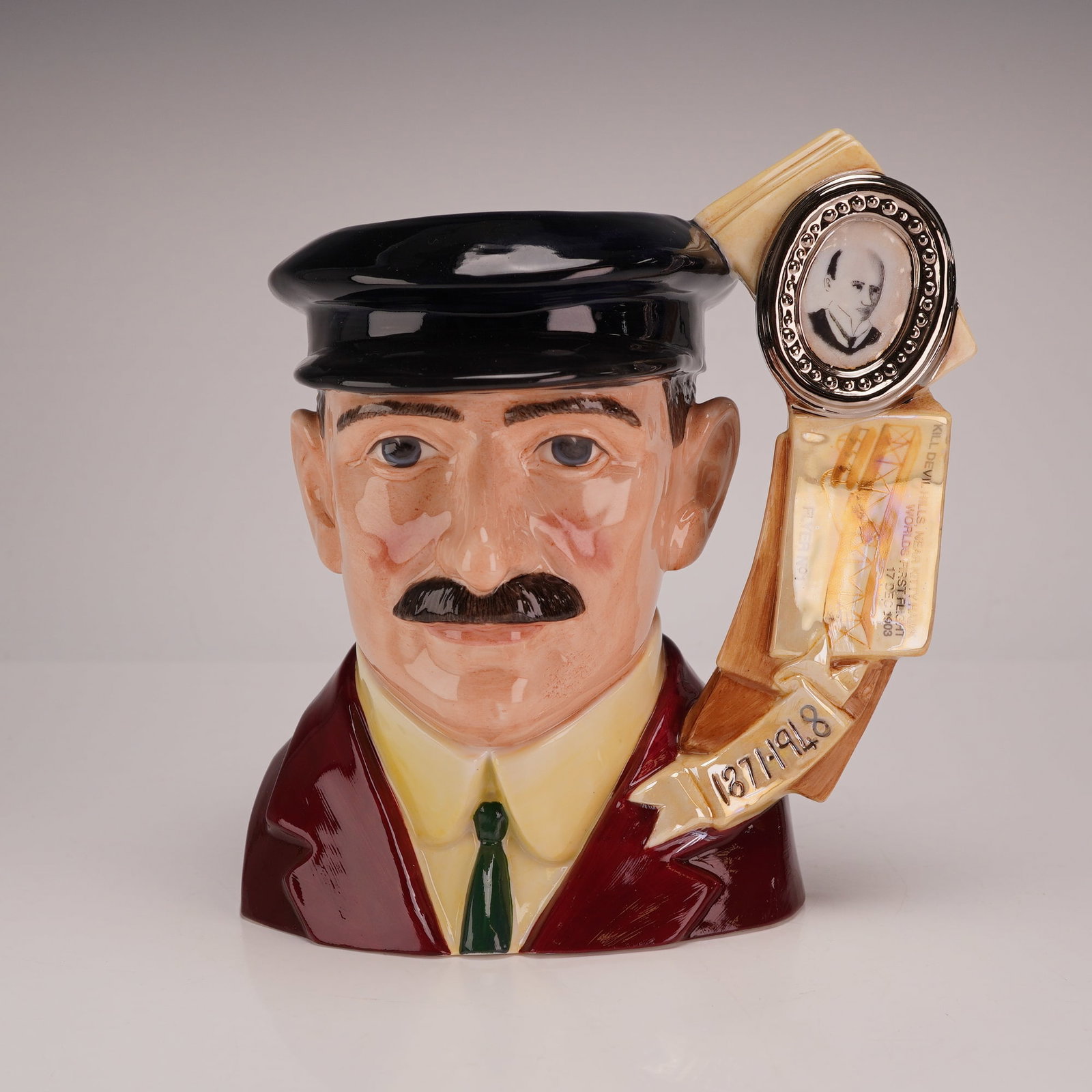 Royal Doulton Prototype Character Jug, Orville Wright (1 of 3)