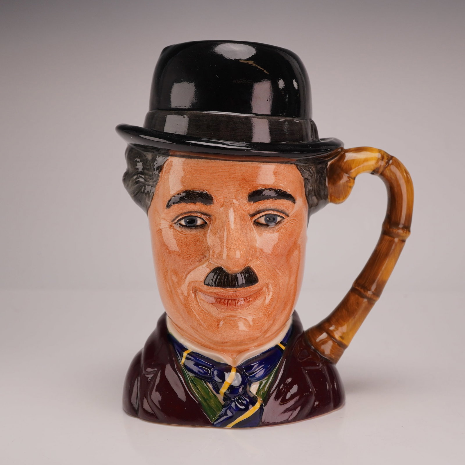 Royal Doulton Colorway Large Character Jug, Charlie Chaplin D6949 (1 of 3)