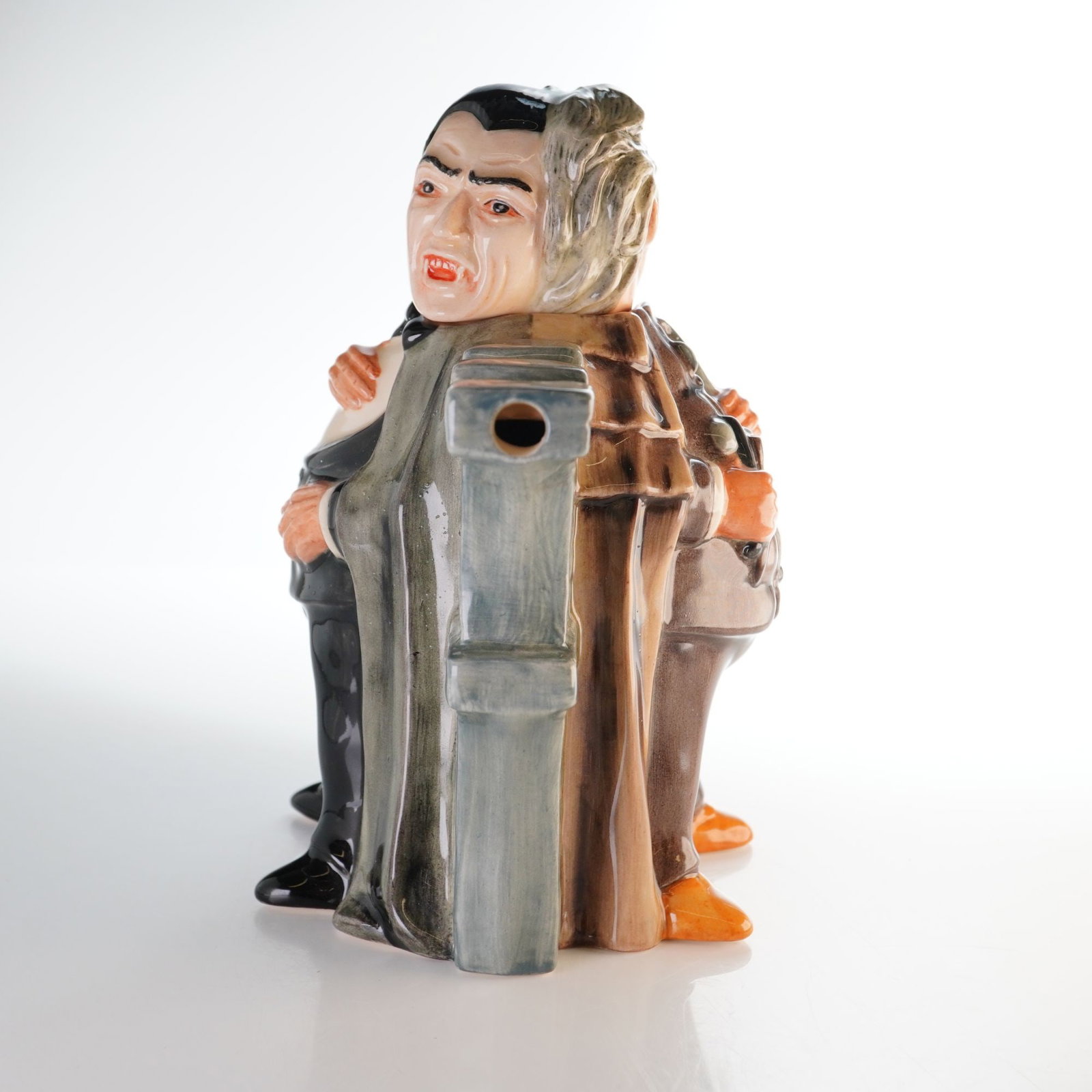 Royal Doulton by Anthony Cartlidge Unique Prototype Two-Sided Teapot, Dracula & Helsing, American (1 of 5)