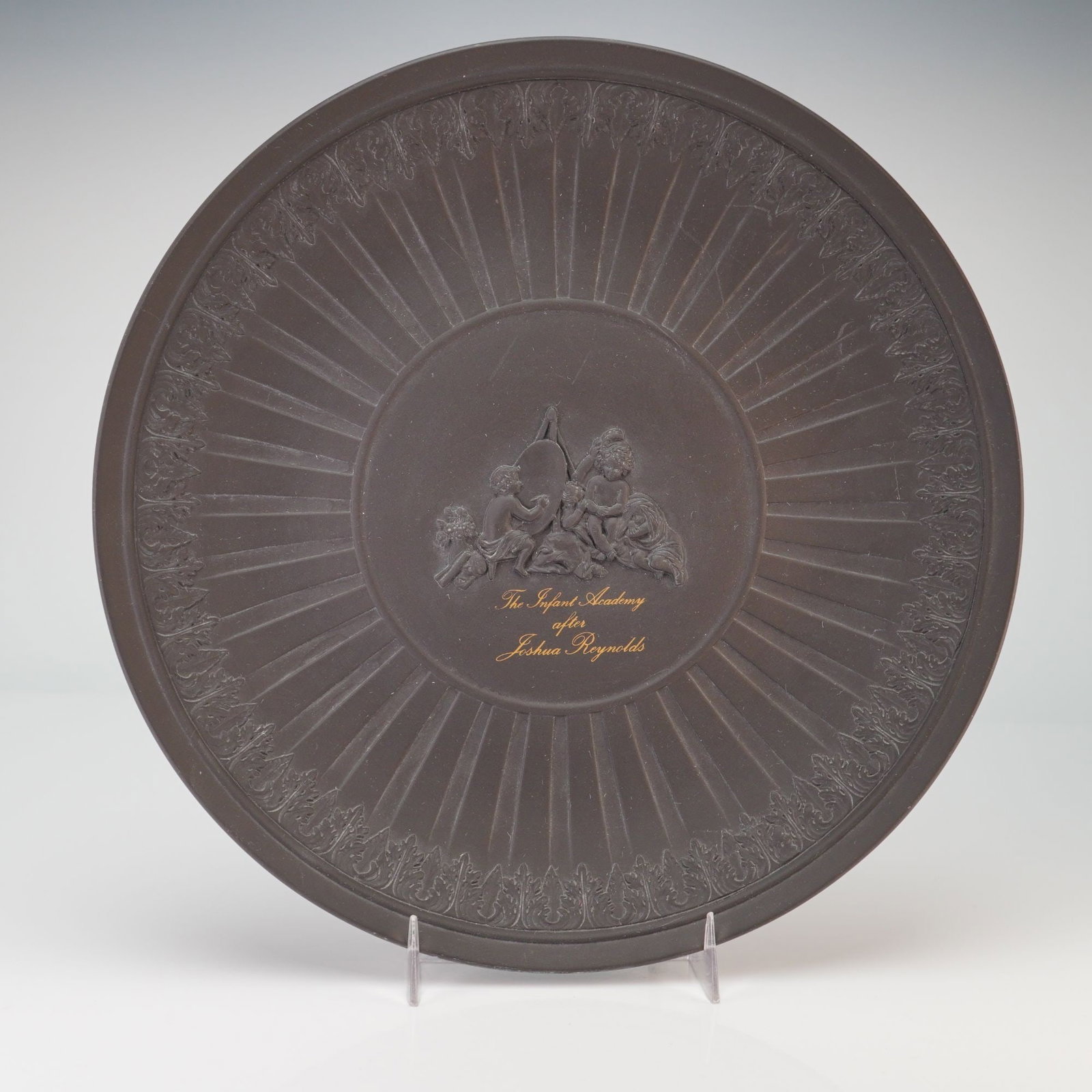 Wedgwood Black Basalt The Infant Academy Limited Edition Charger from the Rubin Collection (1 of 3)
