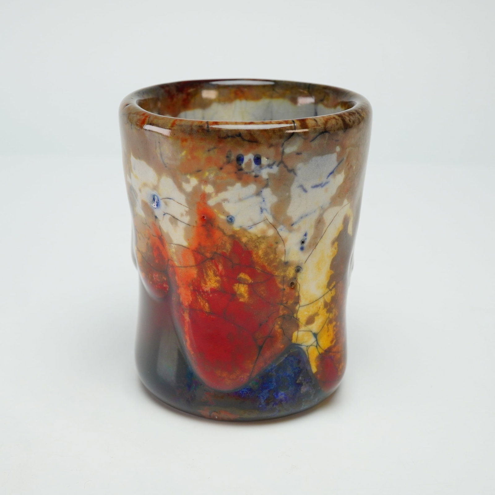 Royal Doulton by Charles Noke and Harry Nixon Chang Flambe Pot (1 of 3)