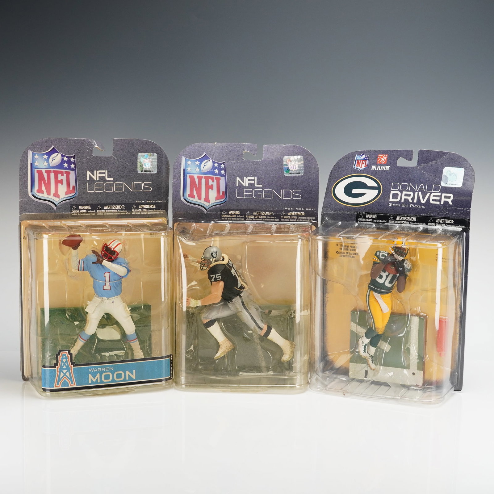 Collection of Three McFarlane NFL Legends Figurines (1 of 3)