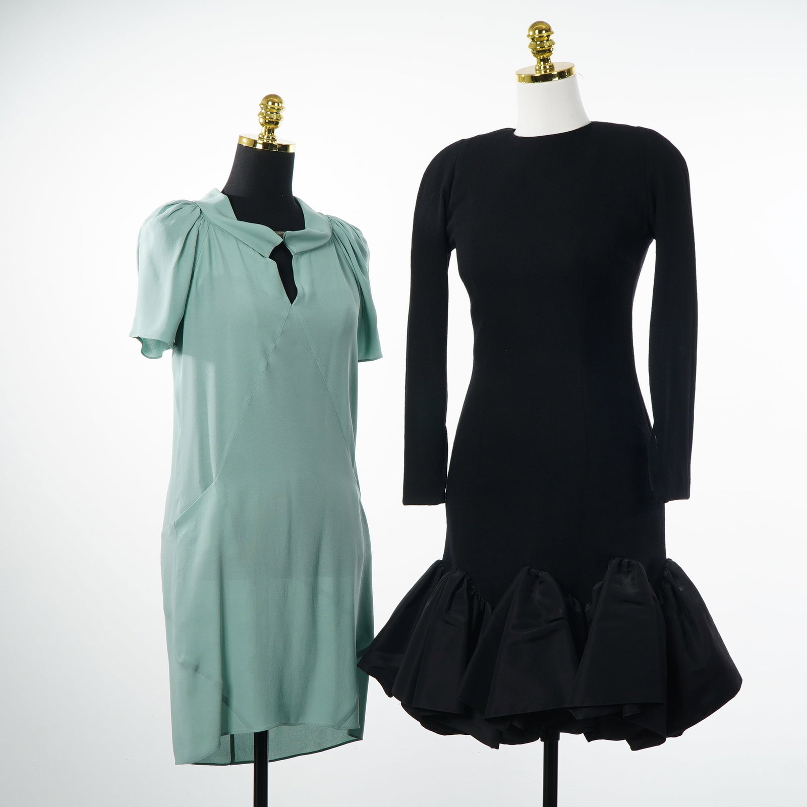 2pc Designer Dresses Including Pauline Trigere and Balenciaga (1 of 5)