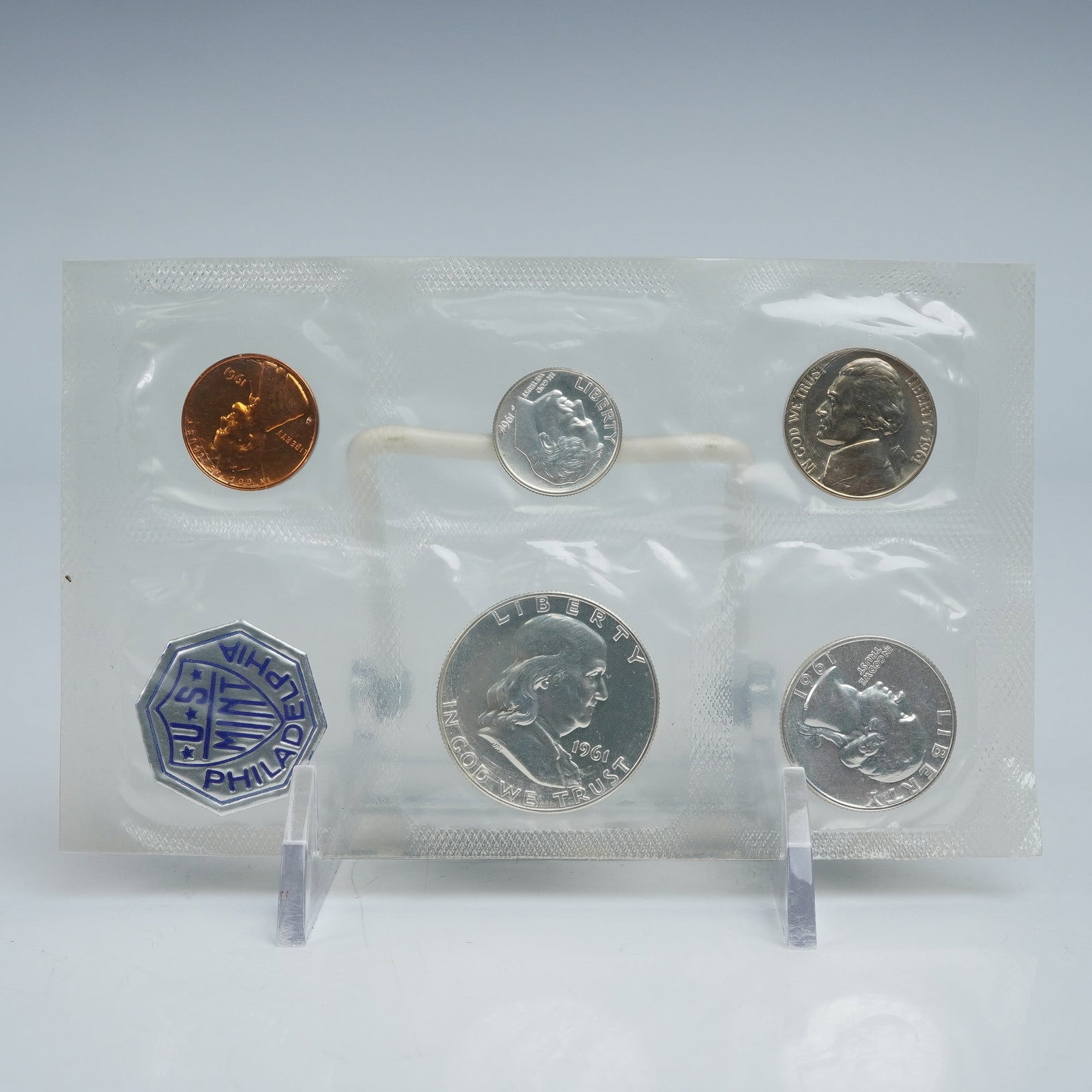 1961-P Proof Set of 5 Coins & Mint Token (1 of 2)