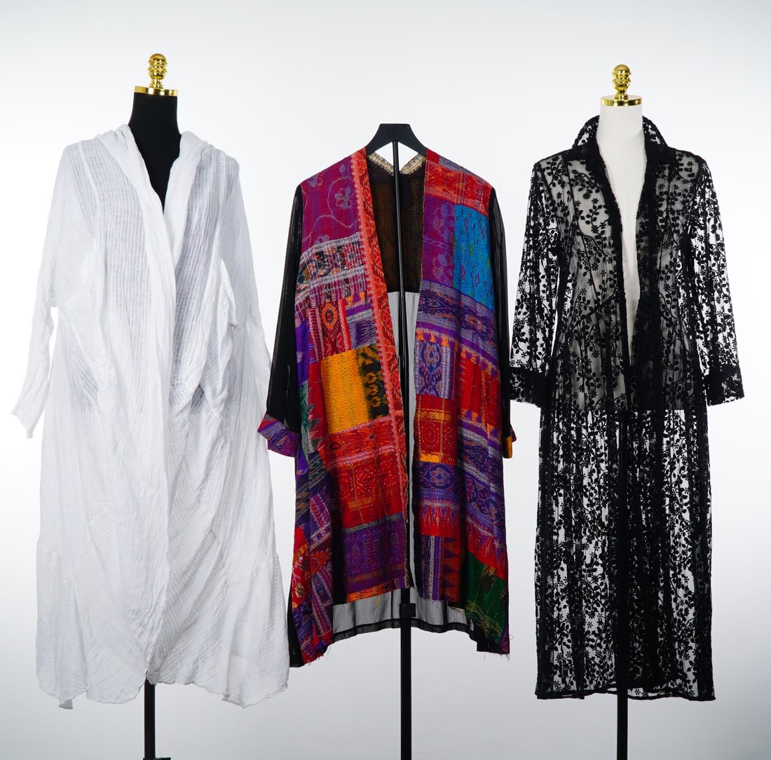 Three Lightweight Bohemian Style Dusters including Zara and Made in Italy Linen (1 of 5)