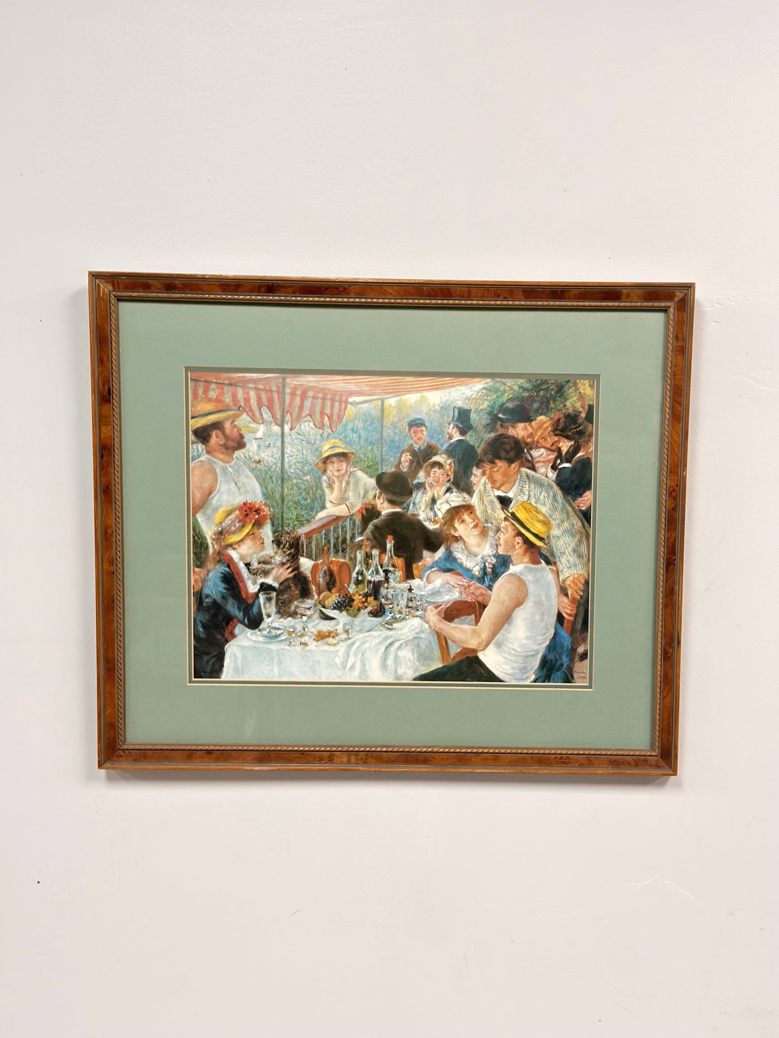 Pierre-Auguste Renoir (French, 1841-1919) Reproduction Print on Paper, Luncheon of the Boating Party (1 of 5)