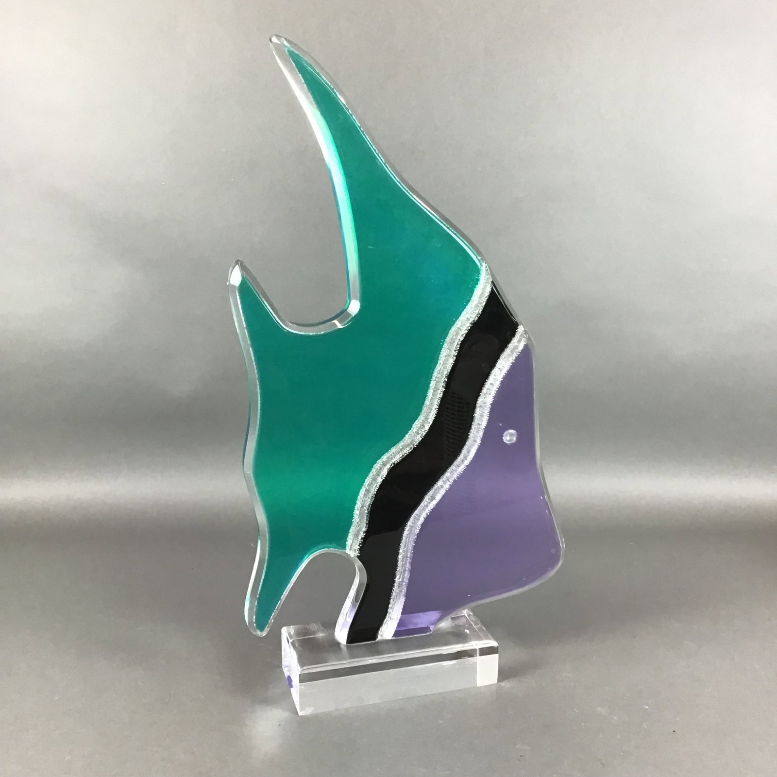Shlomi Haziza HStudio Acrylic Fish Sculpture, Signed (1 of 4)