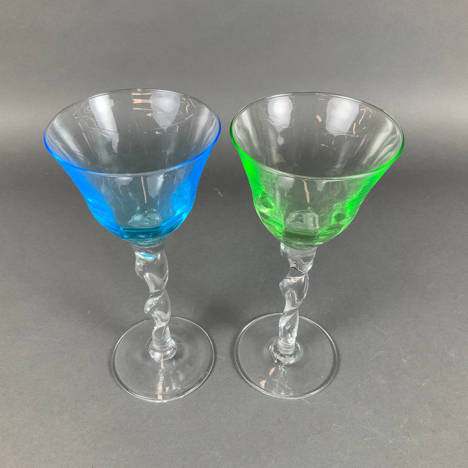 2pc Abigails Adriana Pattern Wine Glasses - 2