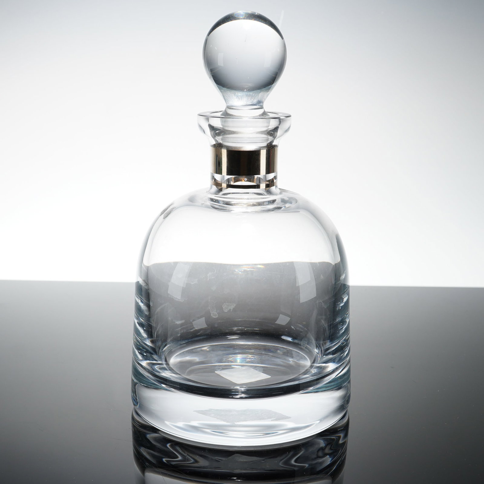 Waterford Short Crystal Decanter with Round Stopper, Elegance (1 of 5)
