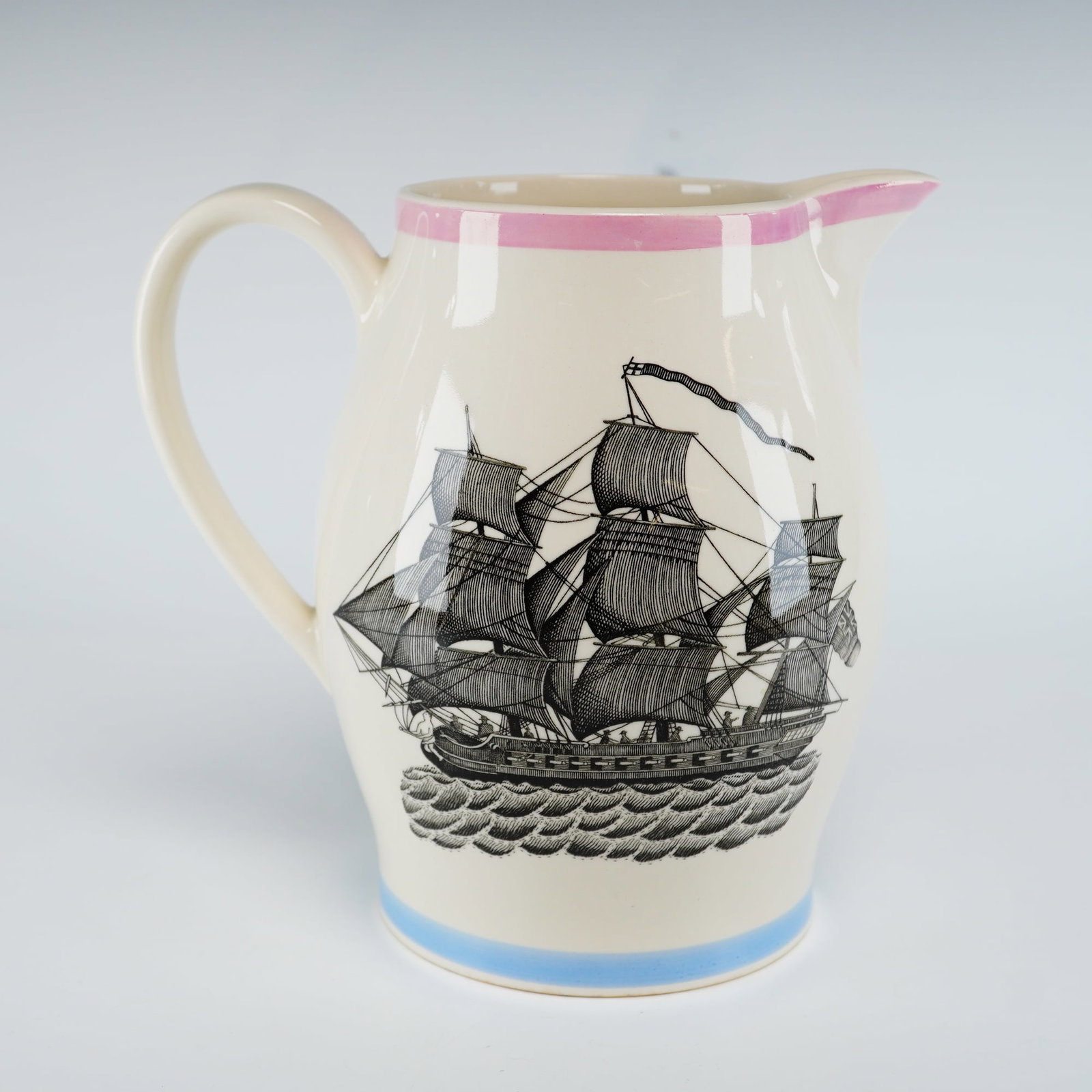Wedgwood Nautical Creamware Pitcher with Mariners Compass (1 of 3)