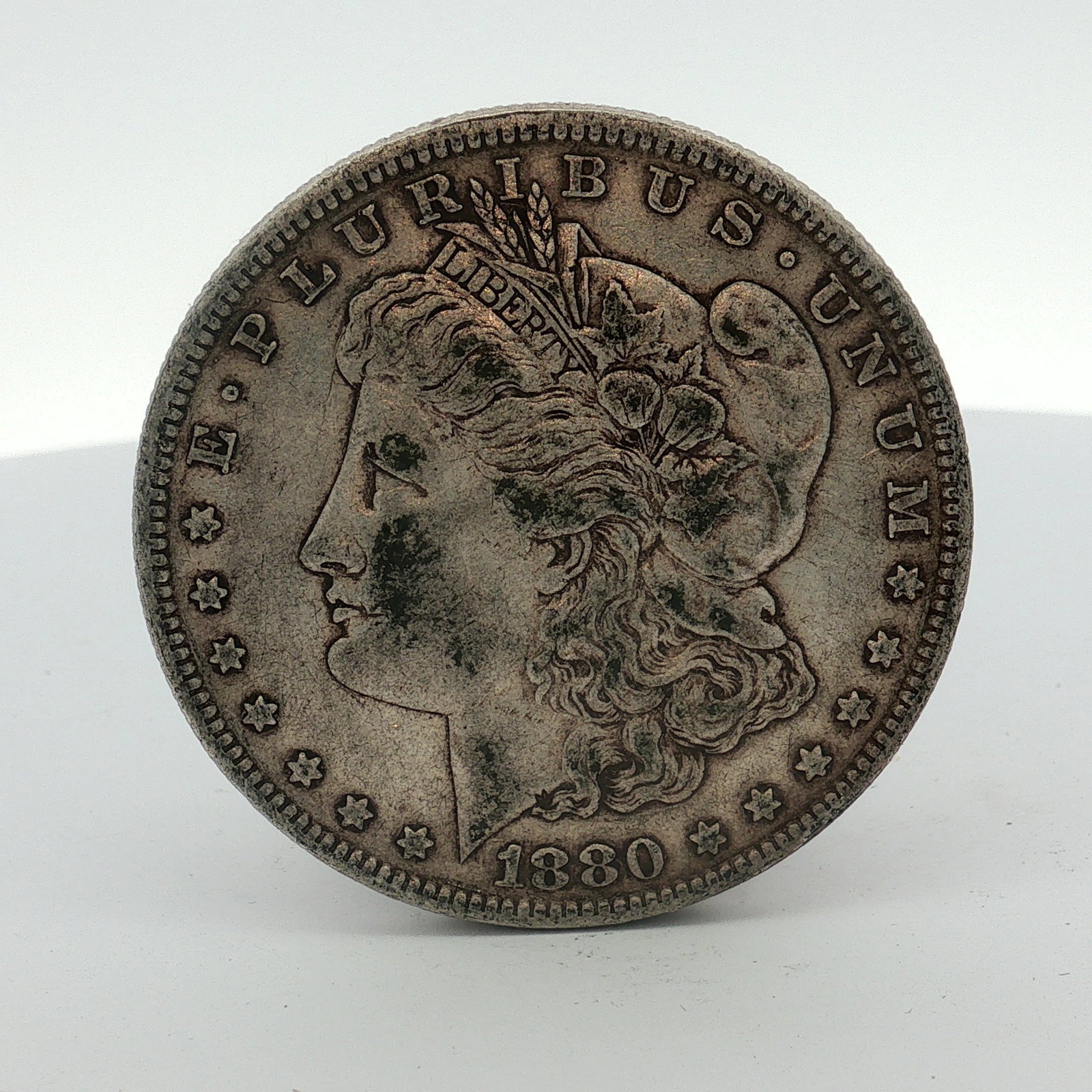 1880-O US Morgan Silver Dollar Coin Circulated (1 of 2)