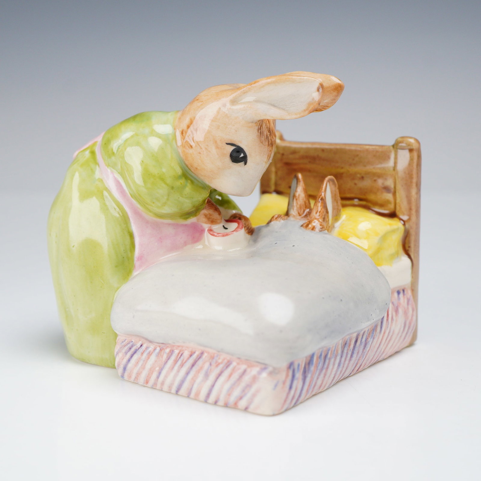 Royal Doulton Beatrix Potter Original Design Prototype Figurine, Peter in Bed (1 of 3)