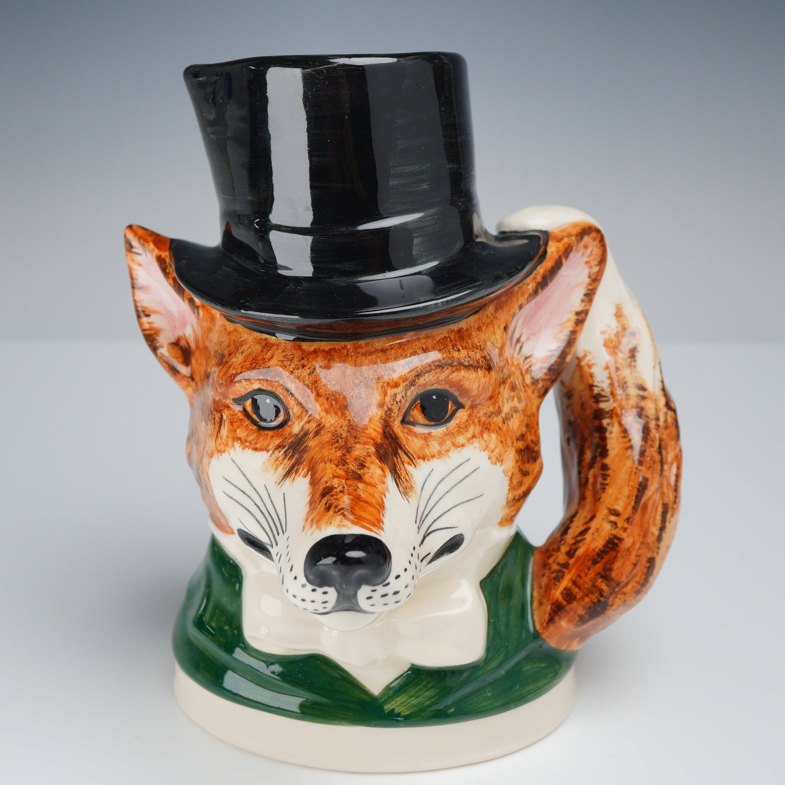 Babbacombe Pottery Lownds Pateman Figural Character Jug, Hunting Fox (1 of 3)