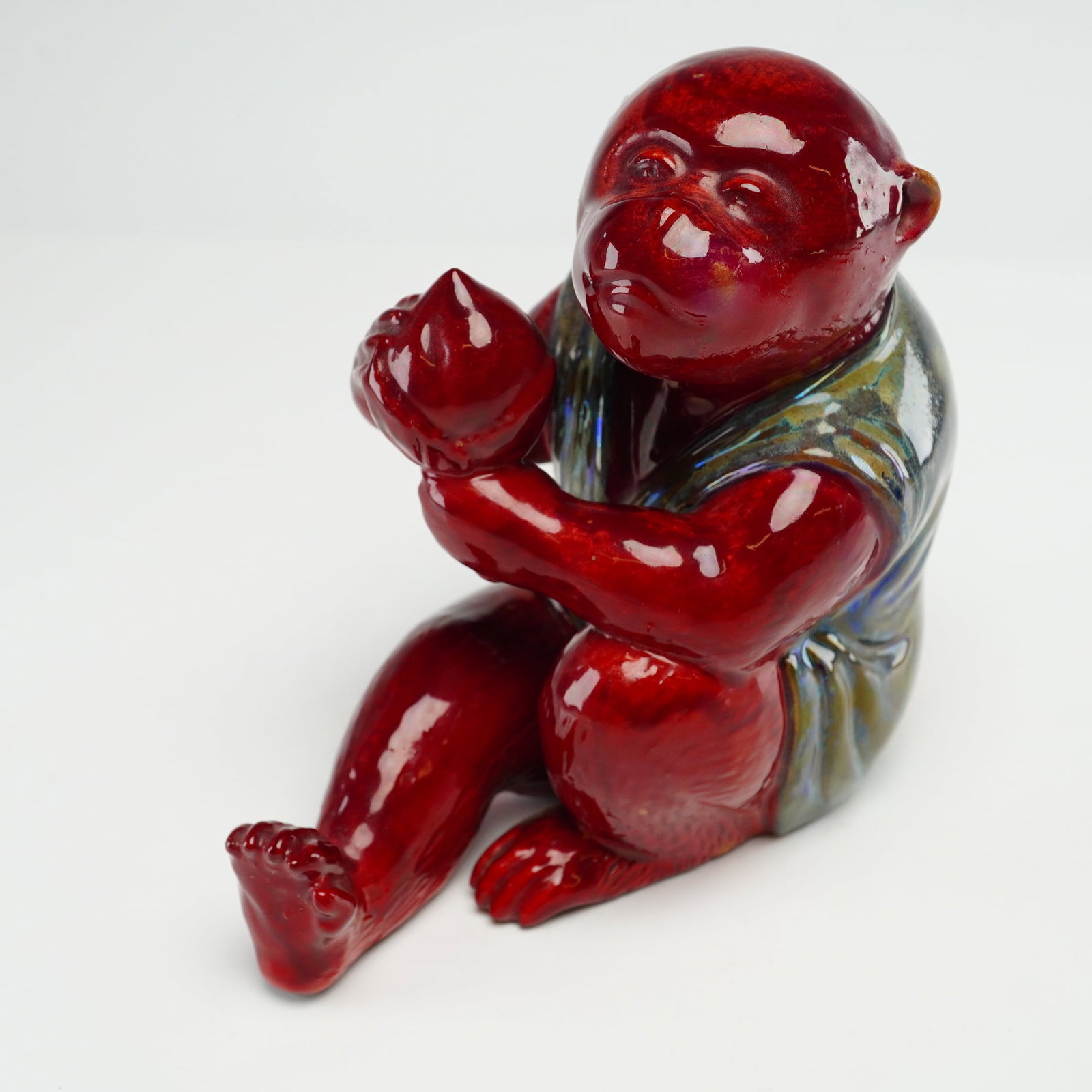 Bernard Moore Flambe Monkey Figurine (1 of 4)