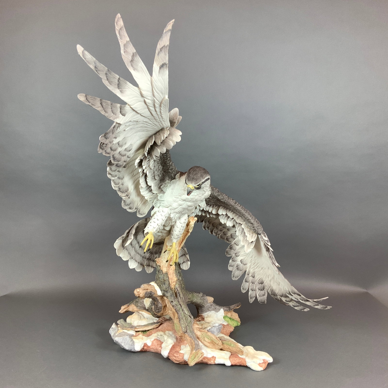 Boehm Limited Issue Porcelain Gyr Falcon Sculpture (1 of 5)