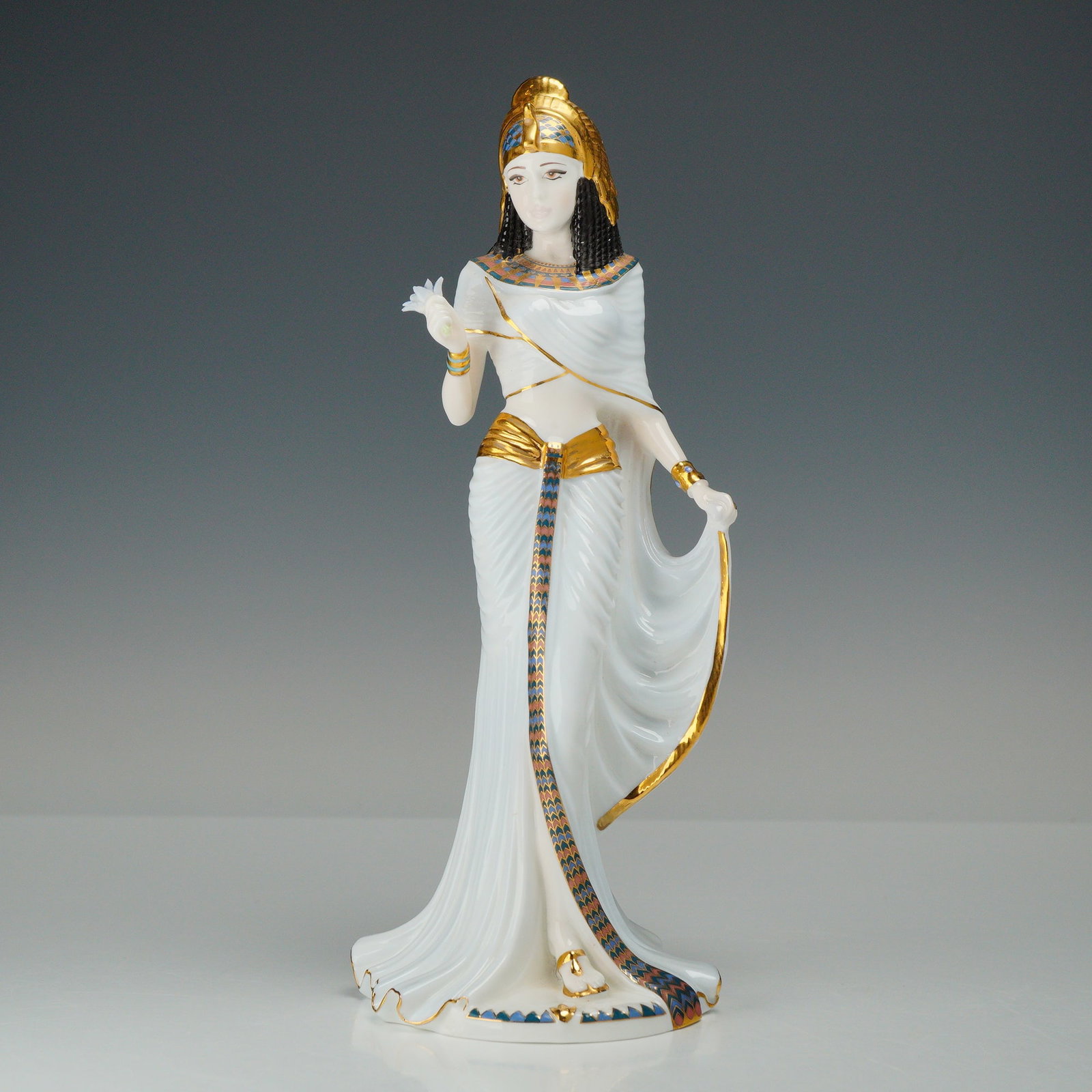 Coalport Bone China Fabled Beauties Figurine, Cleopatra (1 of 3)
