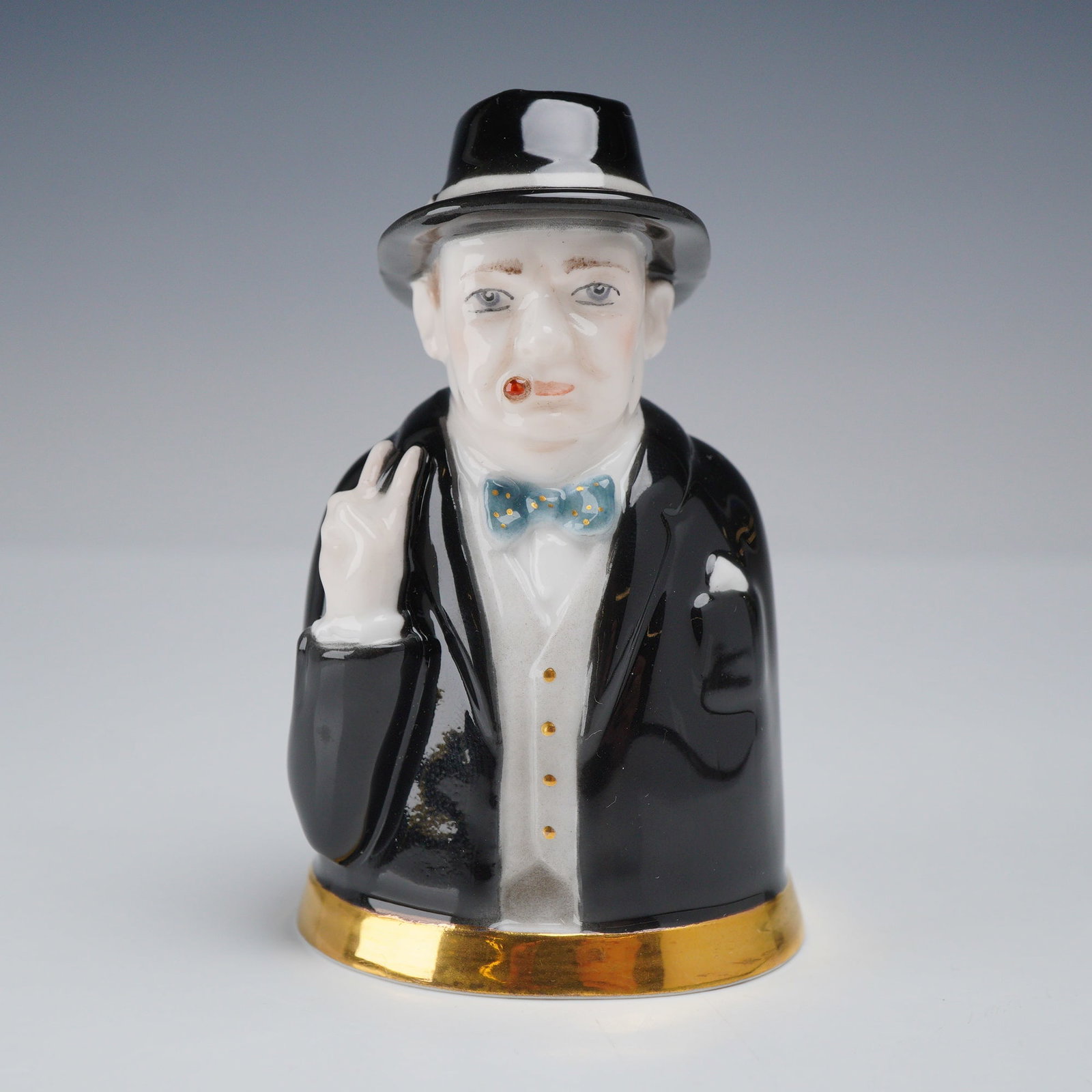Royal Worcester Winston Churchill Limited Edition Candle Snuffer (1 of 3)