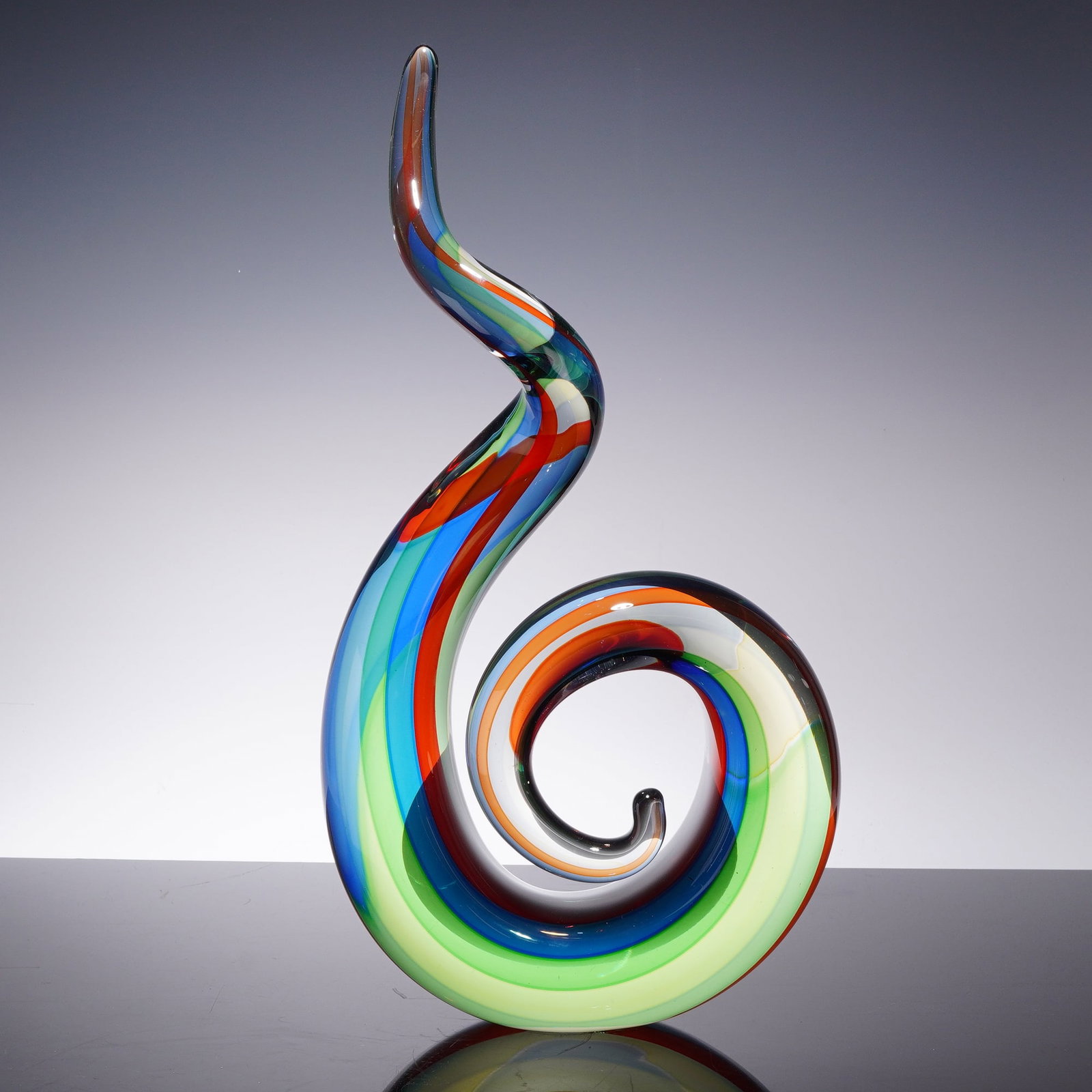 Murano Large Art Glass Spiral Sculpture (1 of 3)