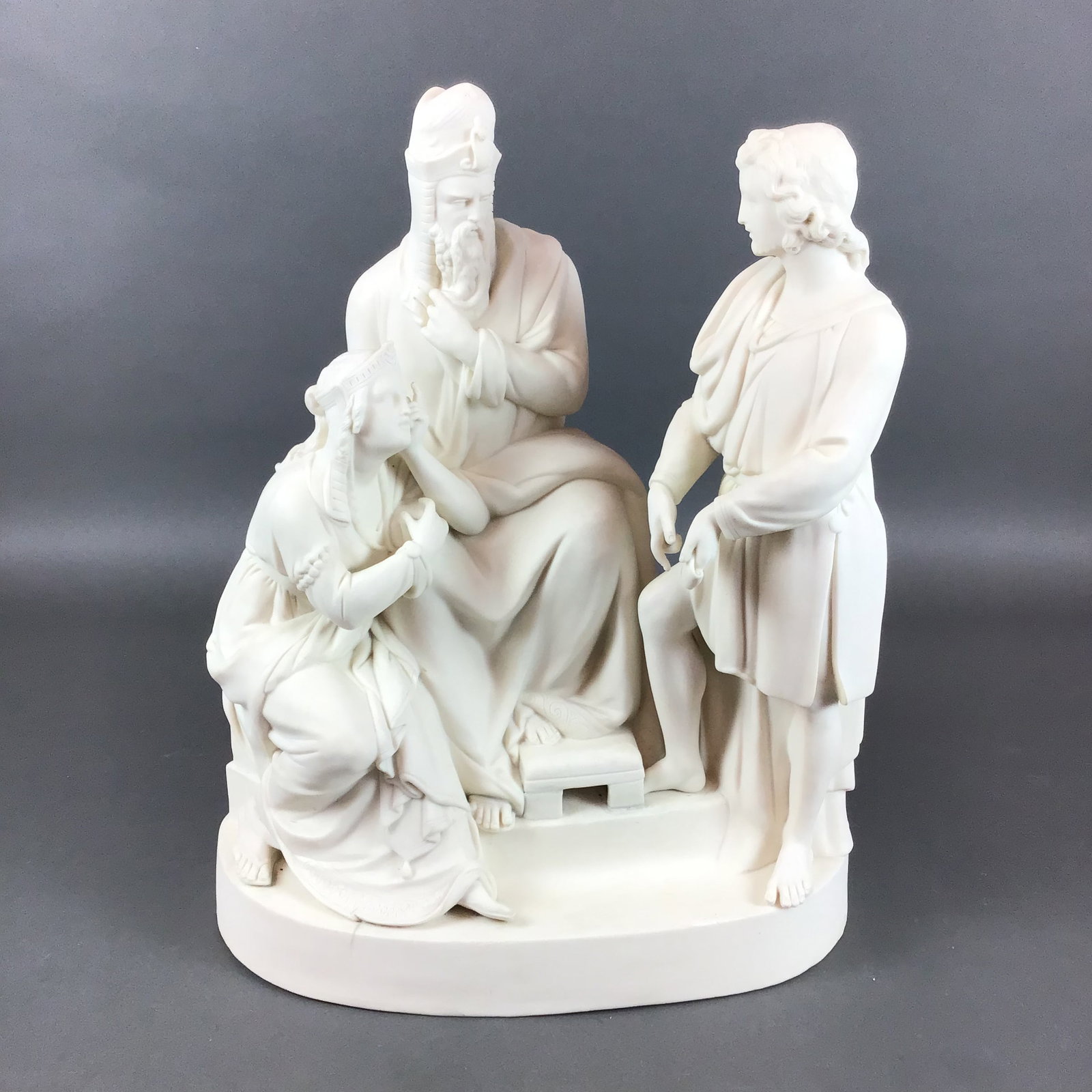 Wedgwood Parian Ware Figural Group, The Interpretation (1 of 3)