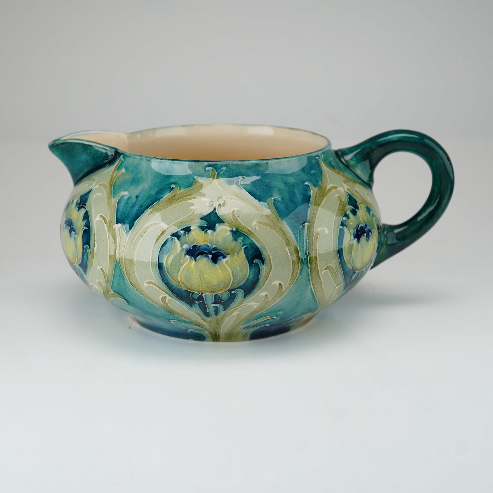 William Moorcroft Florian Ware Floral Creamer (1 of 3)