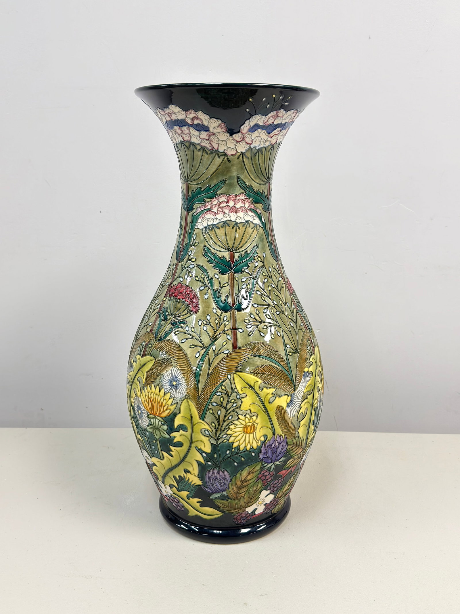 Moorcroft Pottery by Rachel Bishop Large Vase, Ryden Lane (1 of 3)