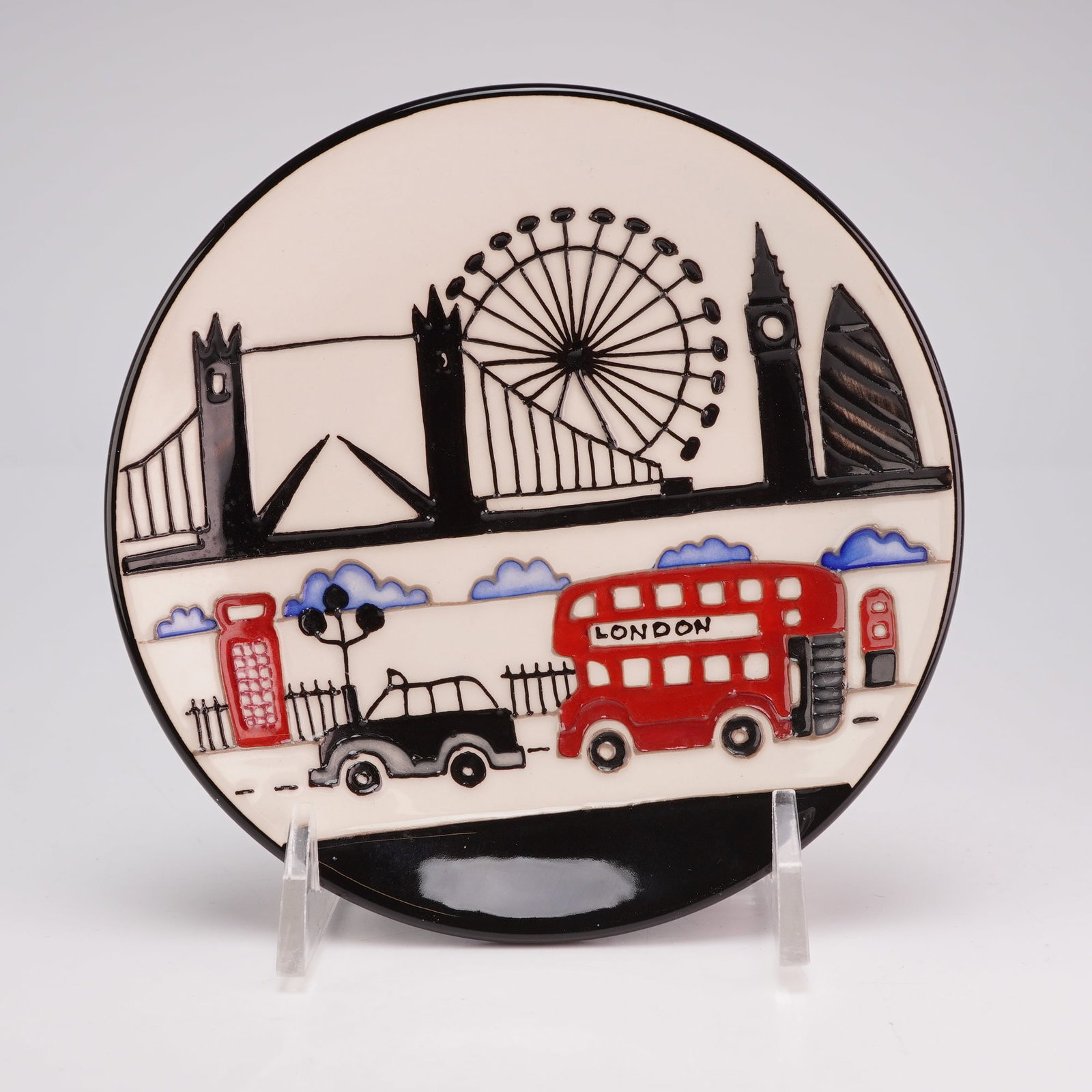 Moorcroft Pottery by Nicola Slaney Pin Dish, Londinium (1 of 2)