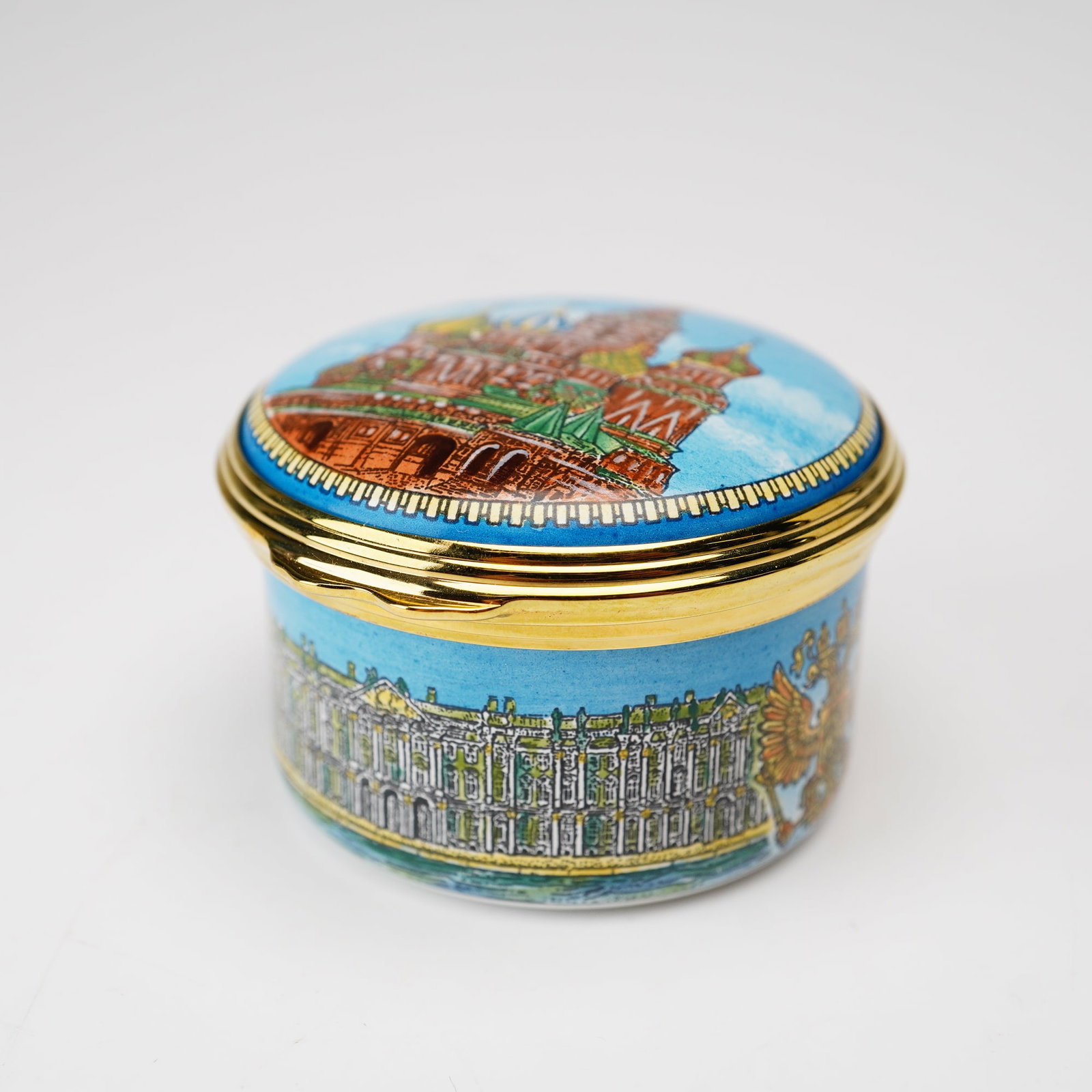 Halcyon Days Enamels for St. Jame's Place Limited Edition Treasure Box, Moscow and St. Petersburg (1 of 5)