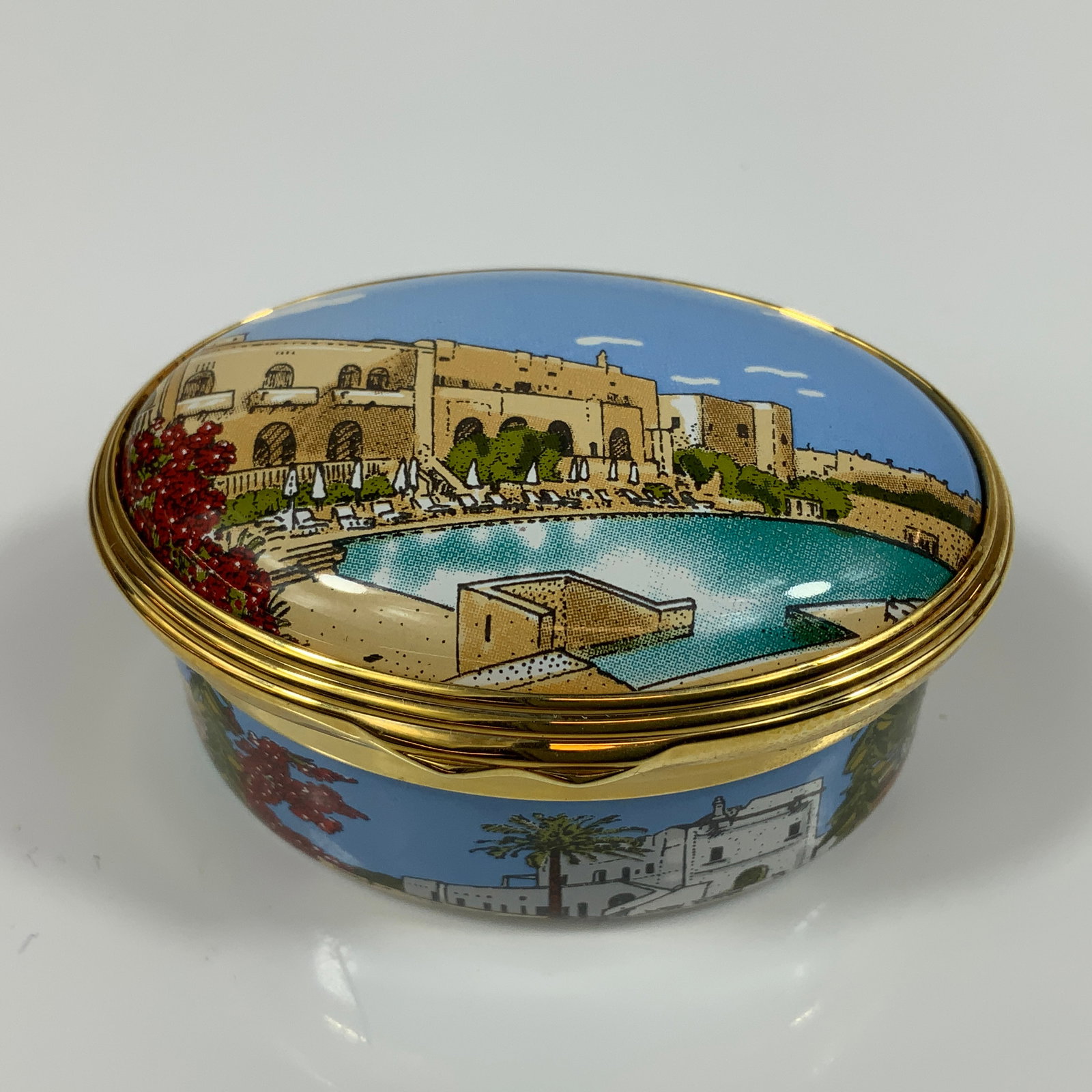 Halcyon Days for St. James's Place Enameled Treasure Box, Puglia 2018 (1 of 5)
