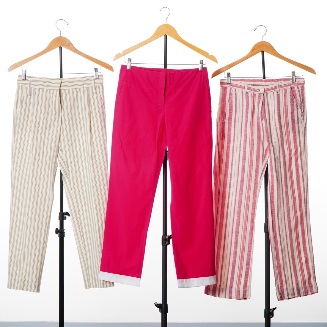 3pc Designer Trousers by Jil Sander, Massimo Alba, and Maison Kitsune (1 of 5)