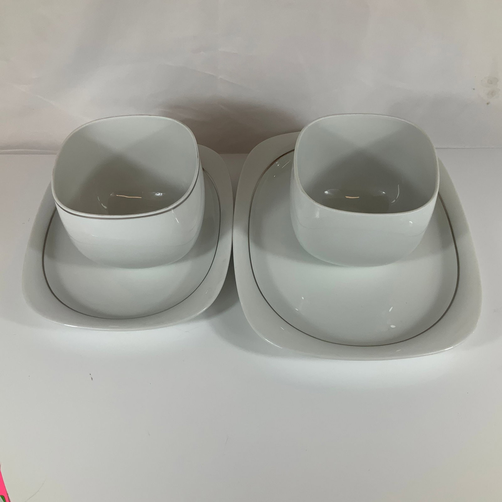 4pc Rosenthal Studio-Linie Suomi White Porcelain Bowls and Serving Platters (1 of 4)