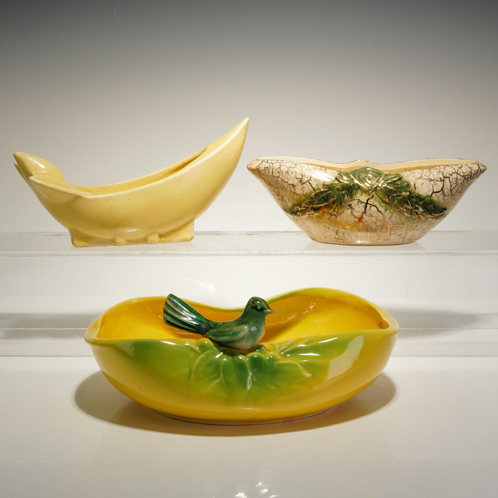 Three McCoy Pottery Planters (1 of 3)