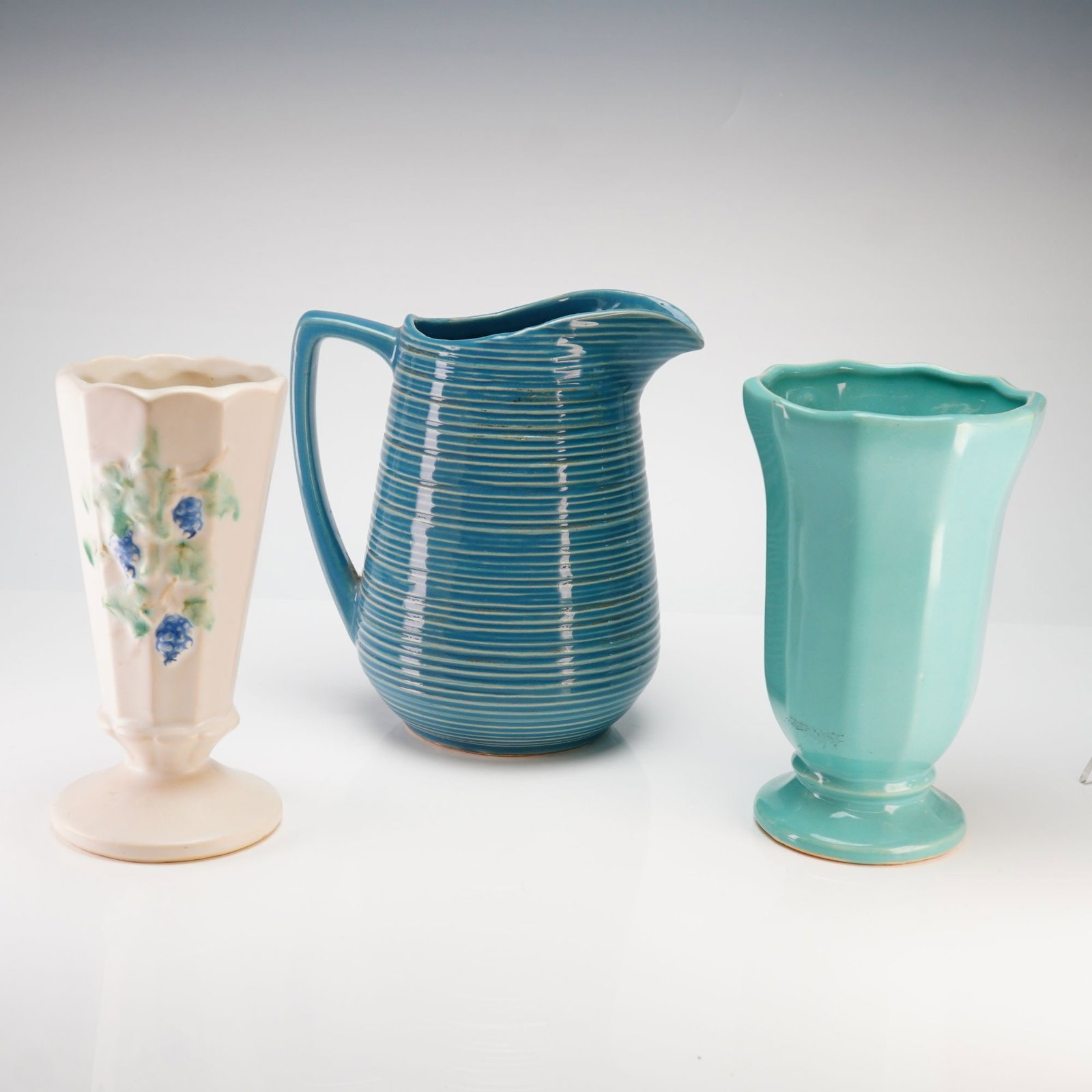 3pc McCoy Pitcher and Vases (1 of 2)