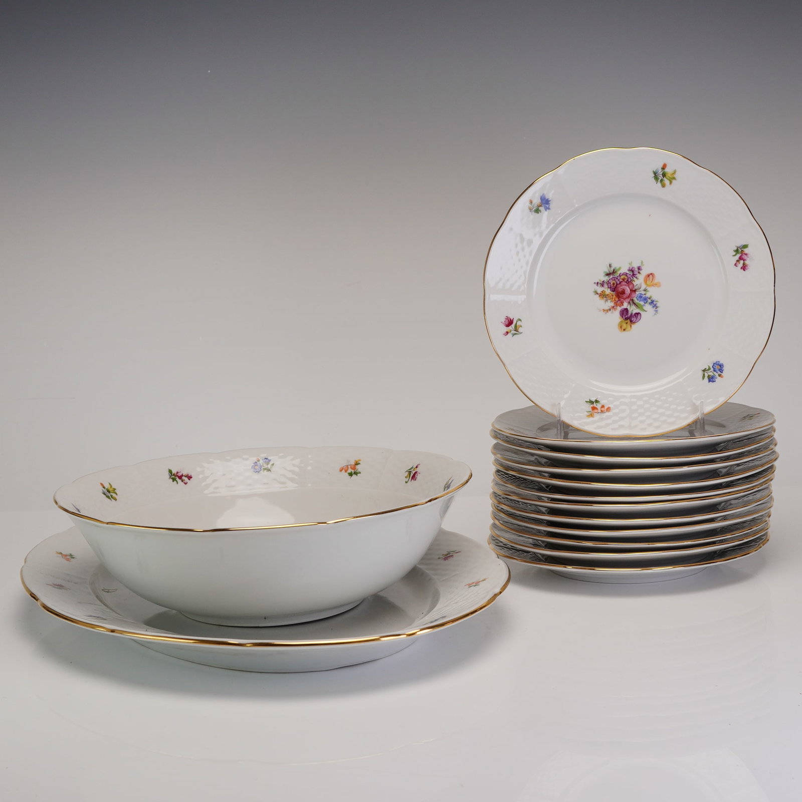 Thun Tradition Pattern Porcelain Tableware Grouping (1 of 3)