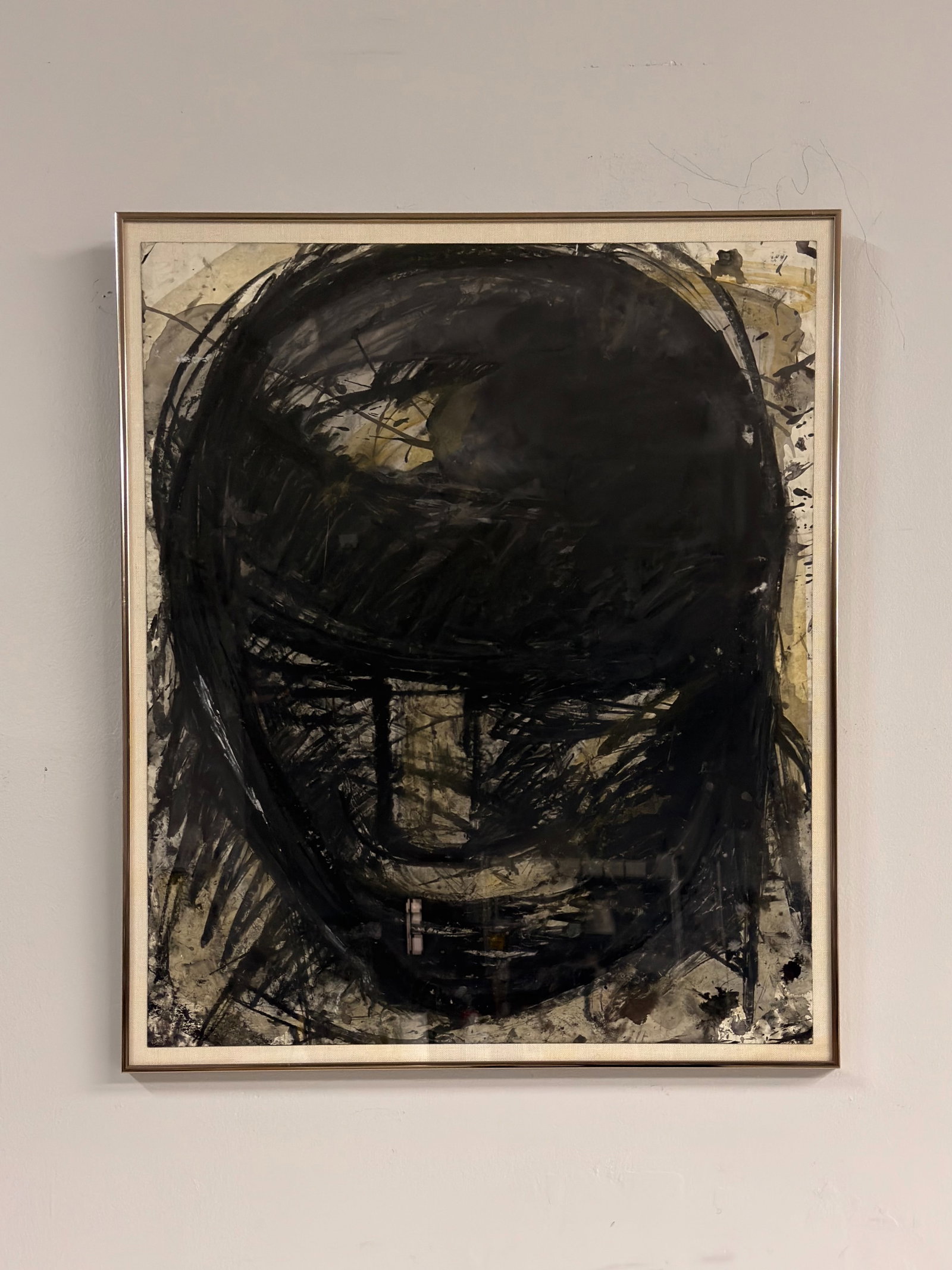 Sylvia Schuster (American, b. 1943) Abstract Expressionist Mixed Media on Paper (1 of 4)