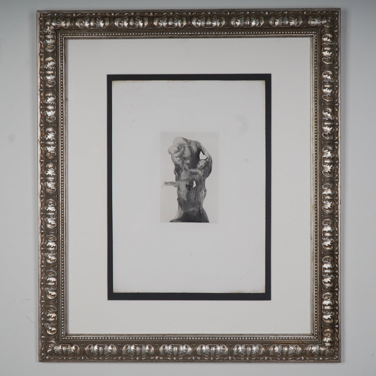 After Auguste Rodin, Engraving on Paper, Imprisoned Ugolino and his Sons (1 of 4)