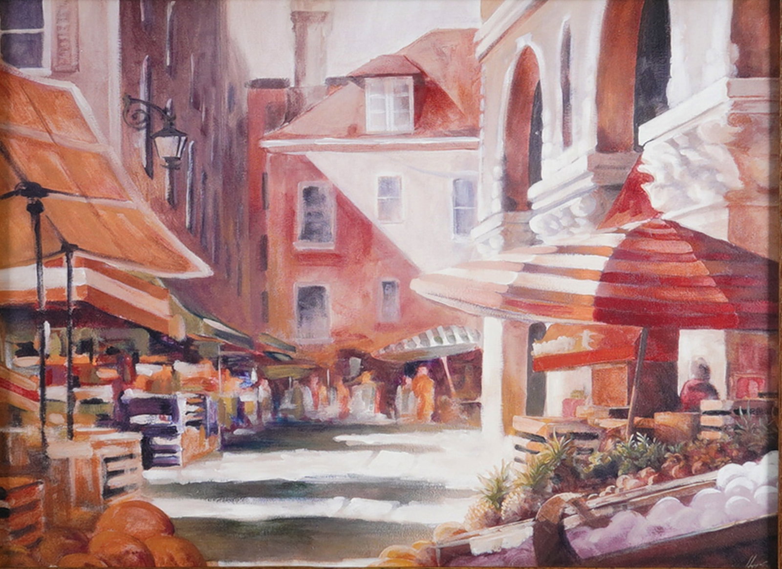 Winston Porter Production, Open Air Market Decorative Framed Print (1 of 5)