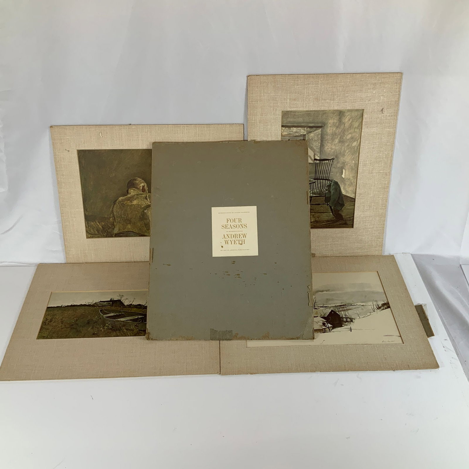 Andrew Wyeth Four Seasons Portfolio with Four Offset Lithograph Reproductions (1 of 5)
